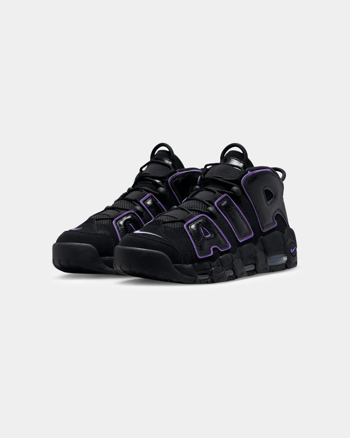 Nike Air More Uptempo '96 Black/Cement Grey Strong Stitching