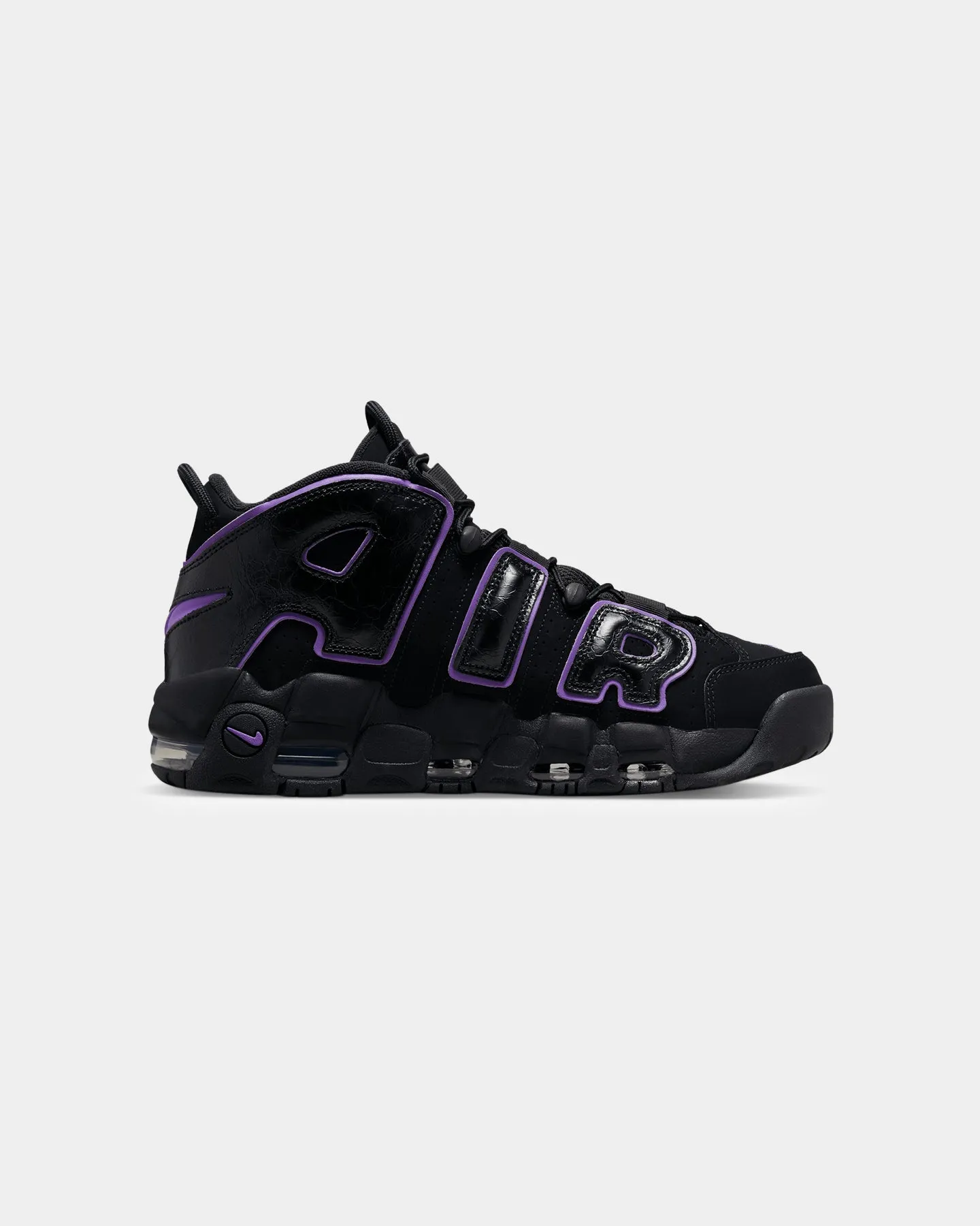 Nike Air More Uptempo '96 Black/Cement Grey Breathable Material Flexible Sole
