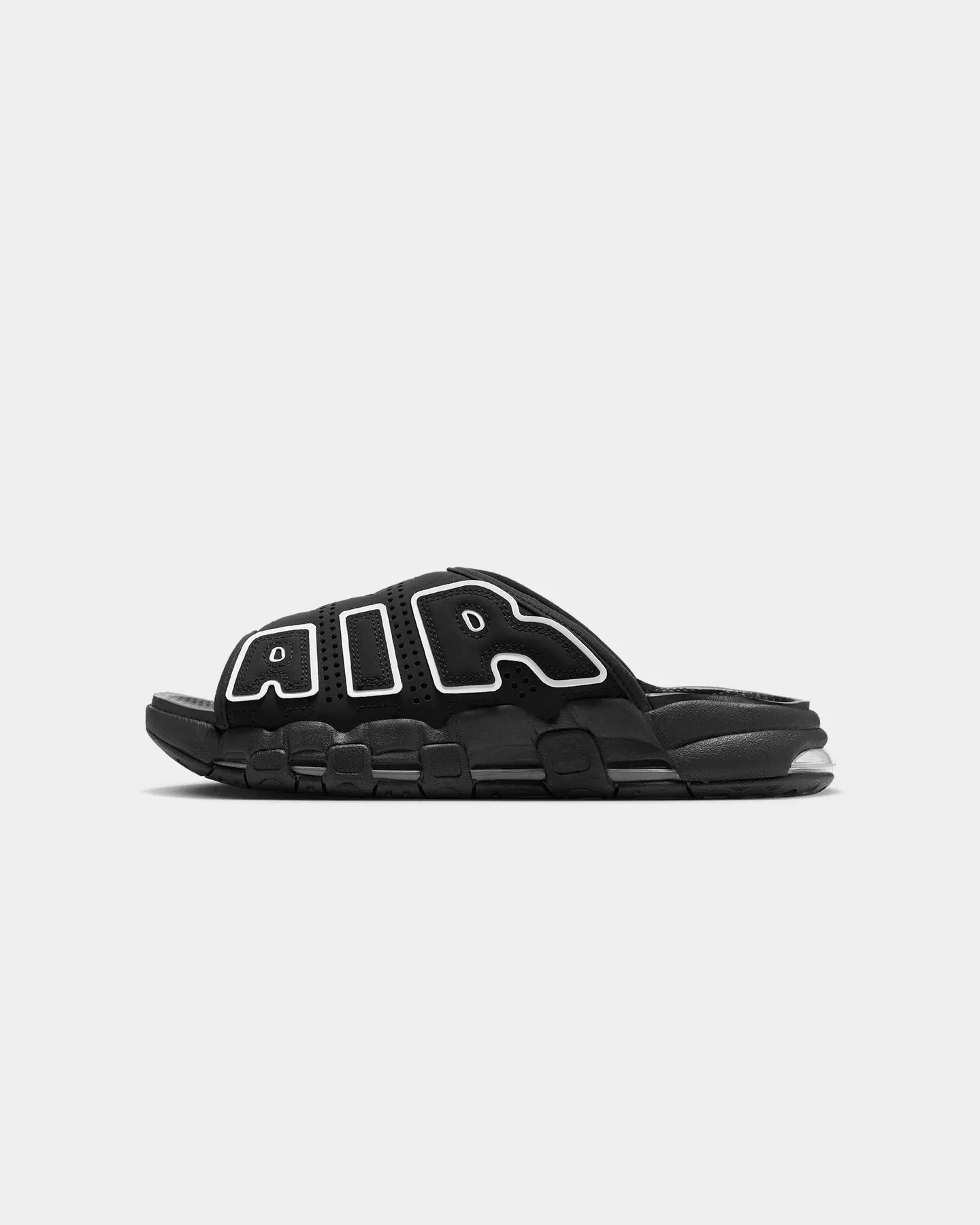 Nike Air More Uptempo Black/White Synthetic Upper