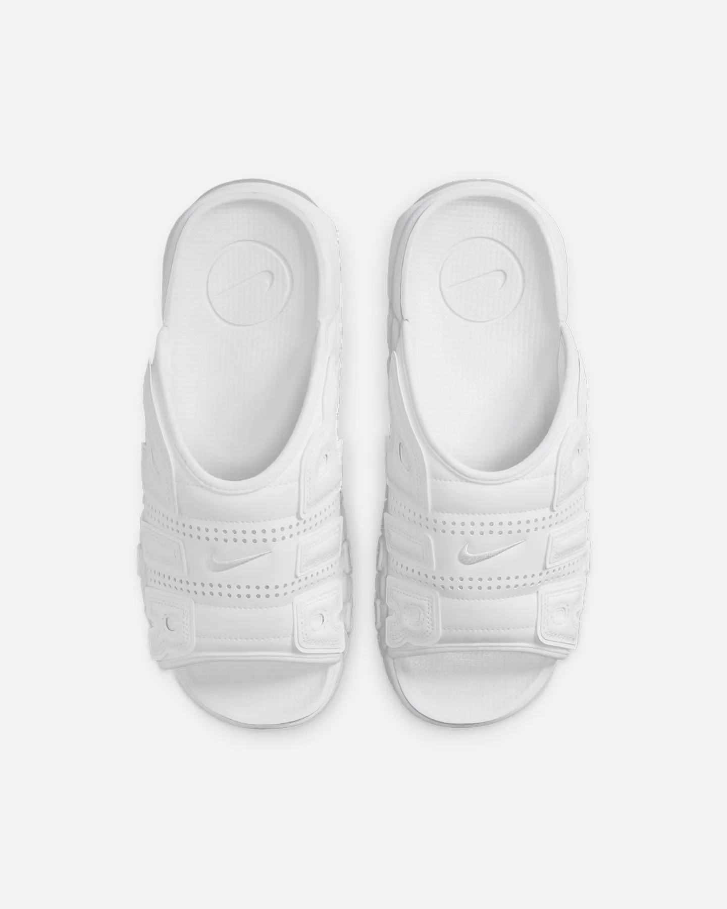 Nike Air More Uptempo Slides White/White-White Family Fit