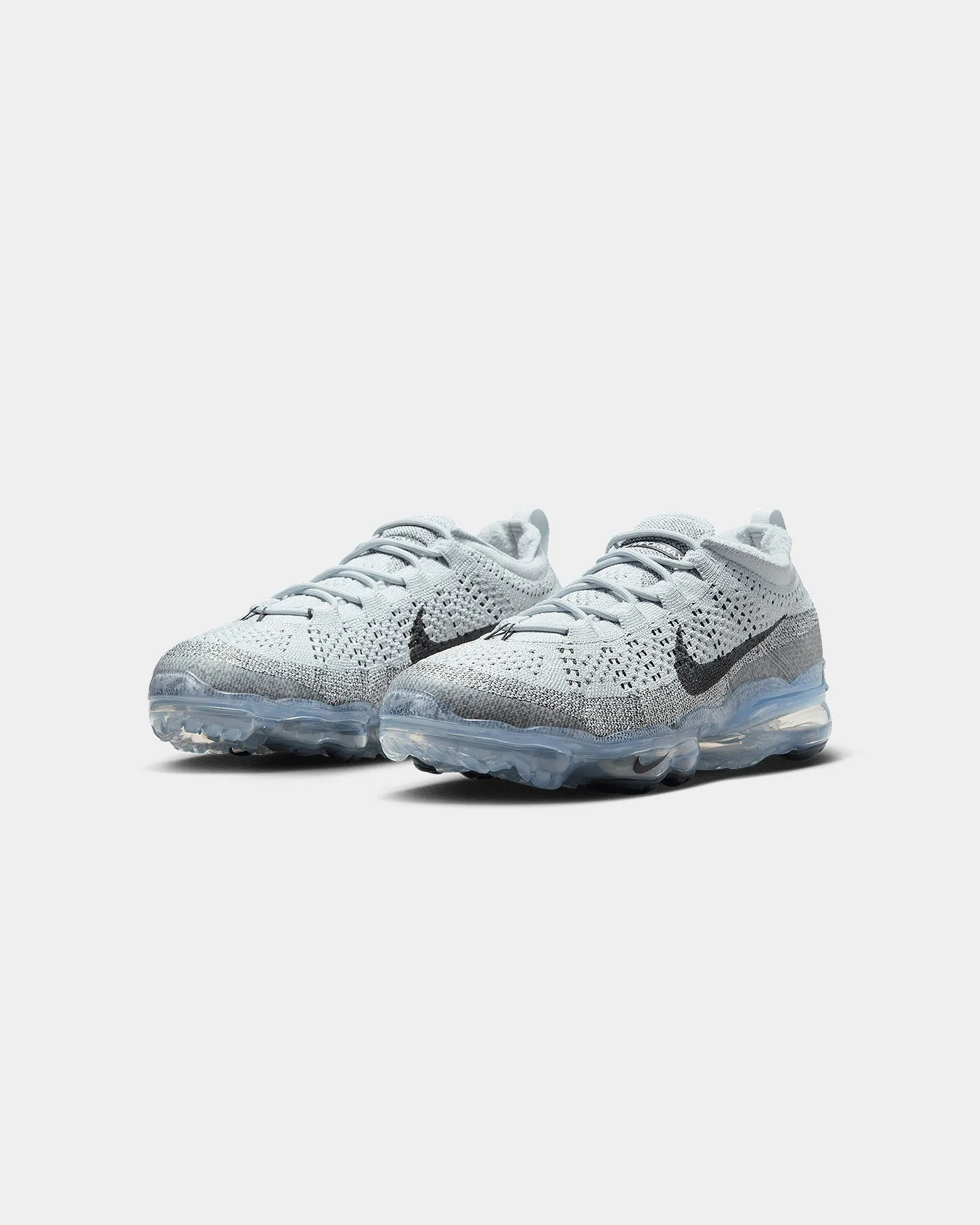 Track Run spring fresh Nike Air VaporMax 2023 Flyknit Pure Platinum/White