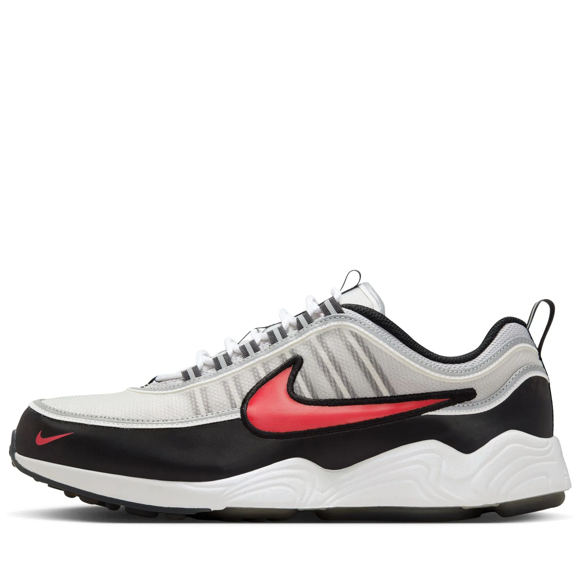 Nike Air Zoom Spiridon - Metallic Silver/Sport Red Abrasion Guard