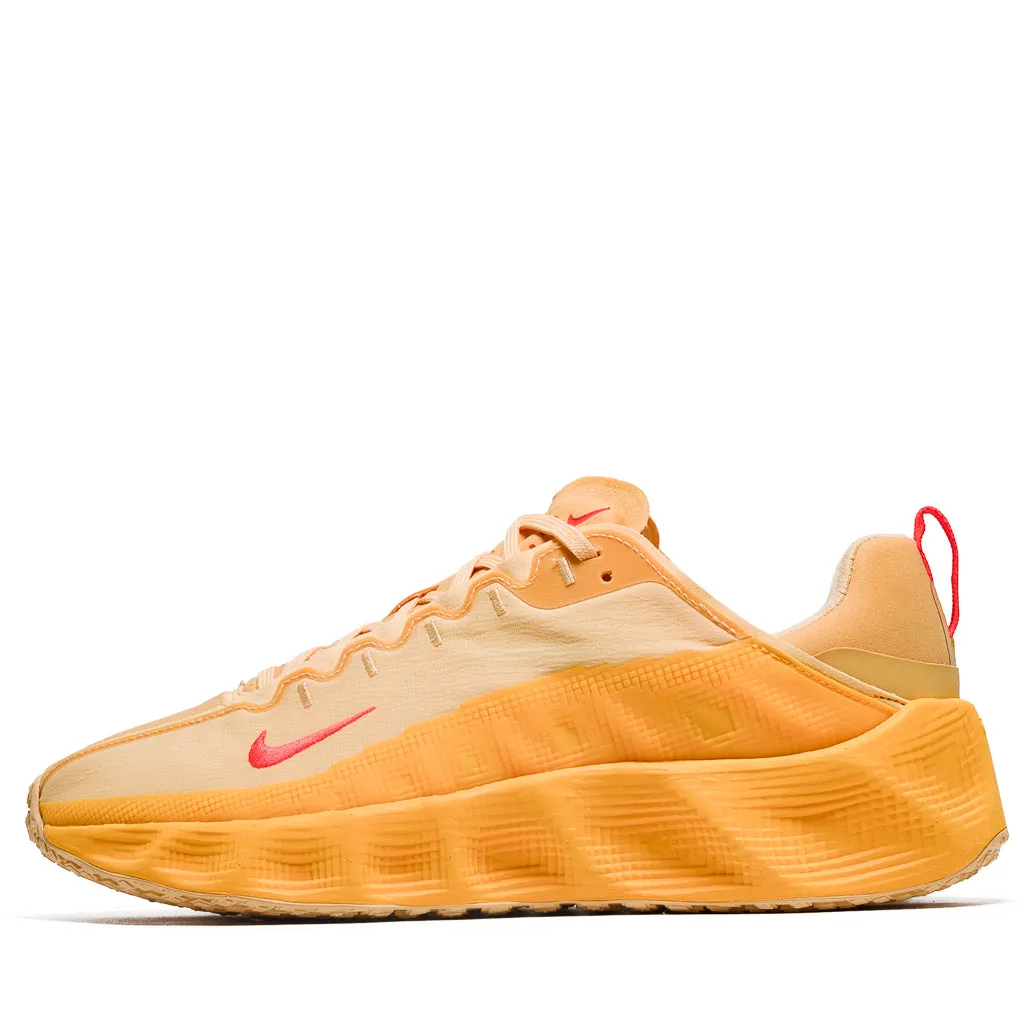 Flexible TPU Shank Slip Resistant Surface Nike Ava Rover - Celestial Gold/Bright Crimson