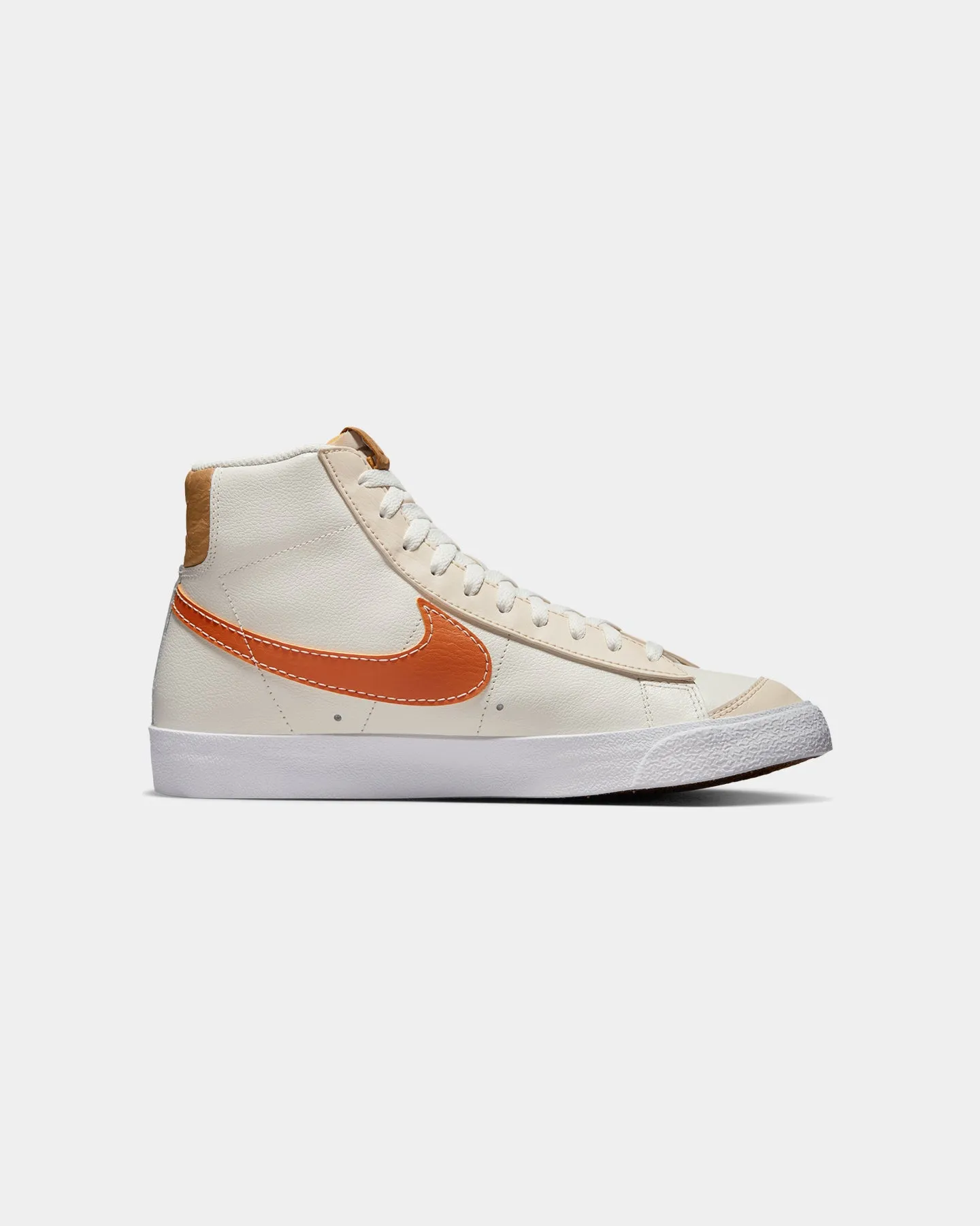 water proof Nike Blazer Mid '77 EMB "Inspected By Swoosh" Phantom/Hot Curry-Pearl White