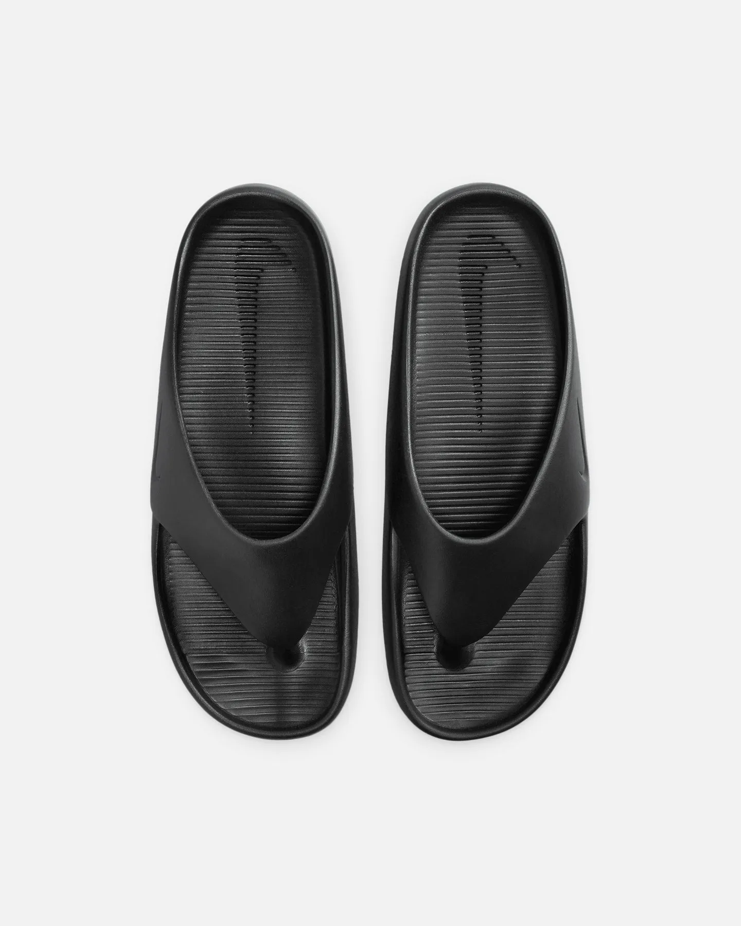Nike Calm Flip Flops Black/Black Run Free Leg Long