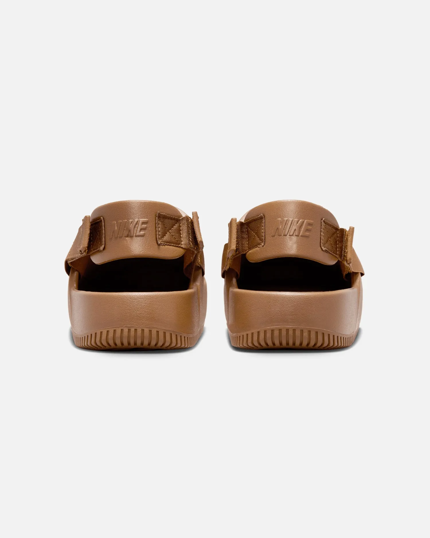 Wide fit heel cup Nike Calm Mule Light British Tan
