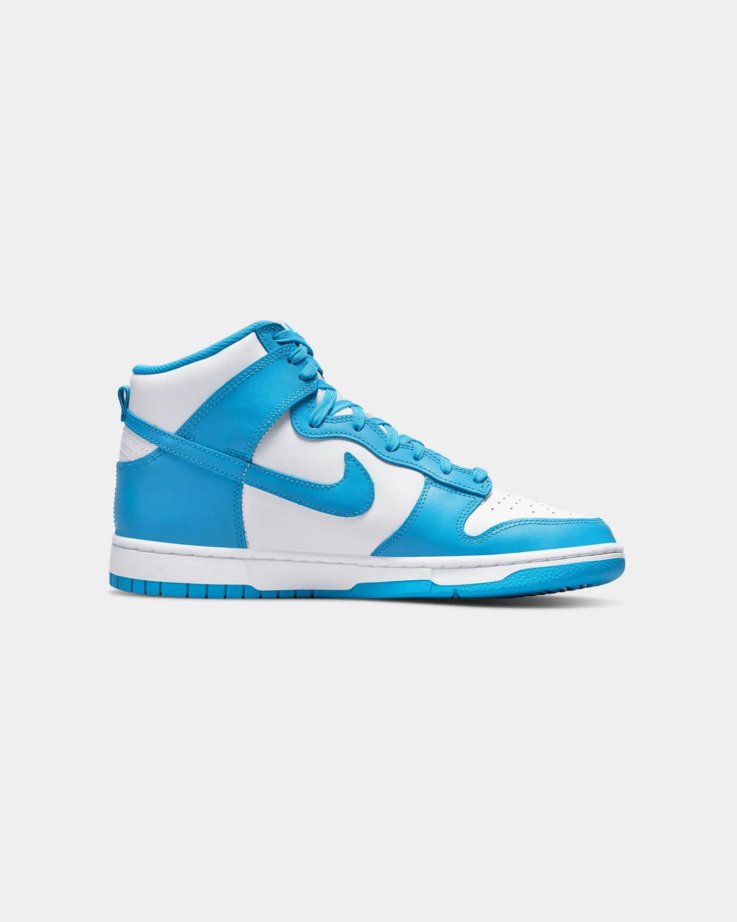 Nike Dunk Hi Retro "Laser Blue" Laser Blue Zip Fast Leather Upper