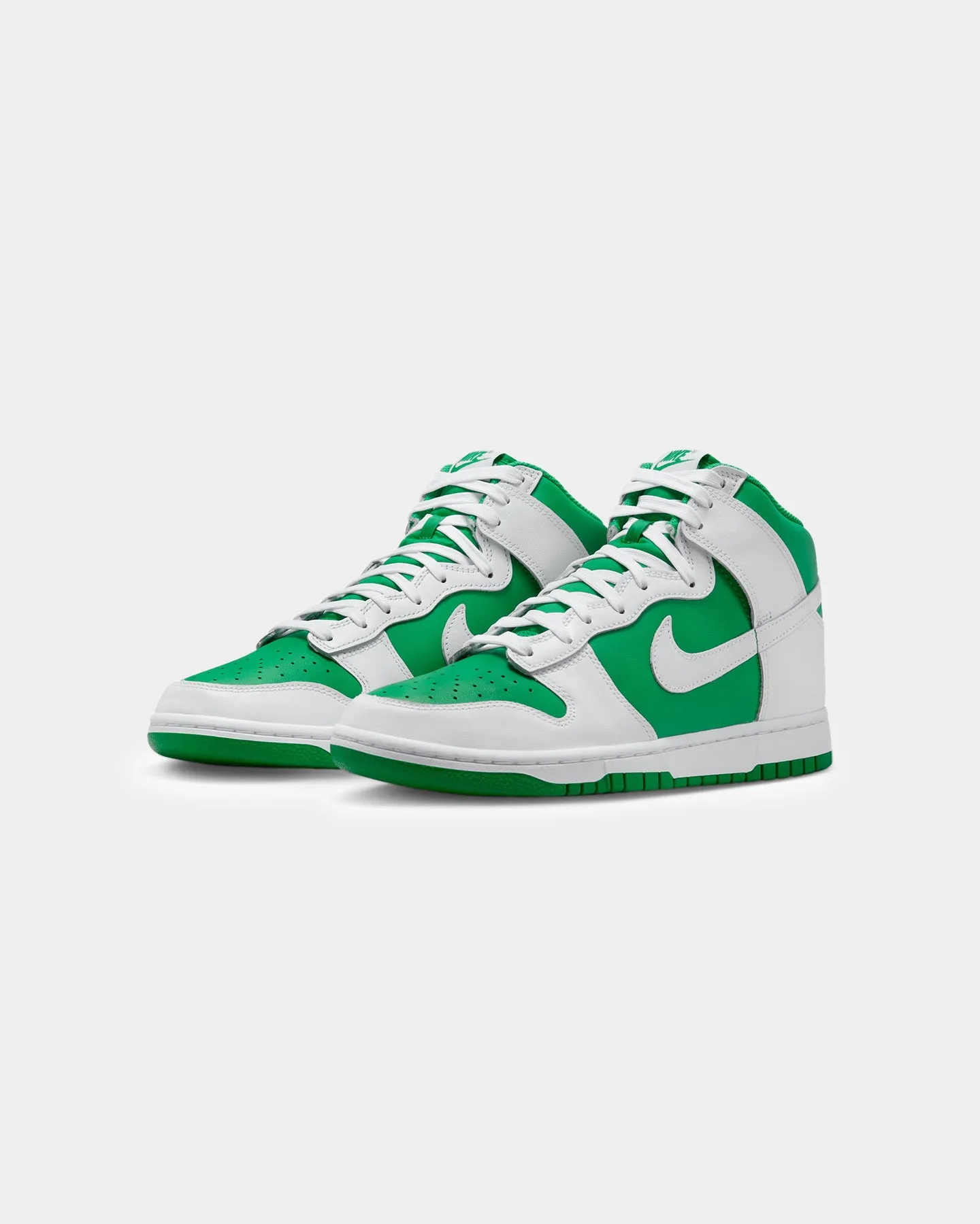 Nike Dunk High Retro Be True To Your School "Pine Green" Stadium Green/White zipper Cushioned heel