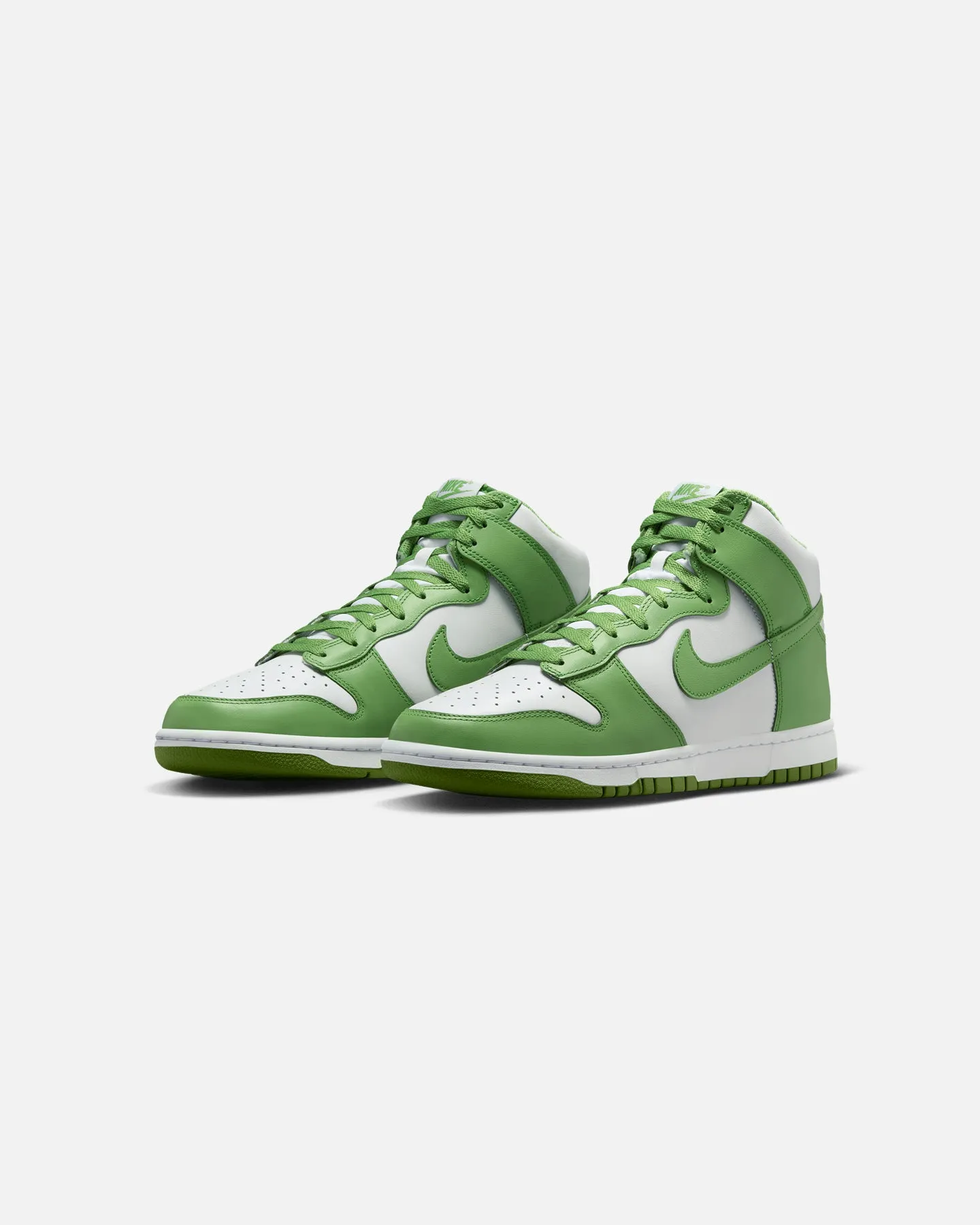 Autumn Tone Work Ready Nike Dunk High Retro "Chlorophyll" White/Chlorophyll