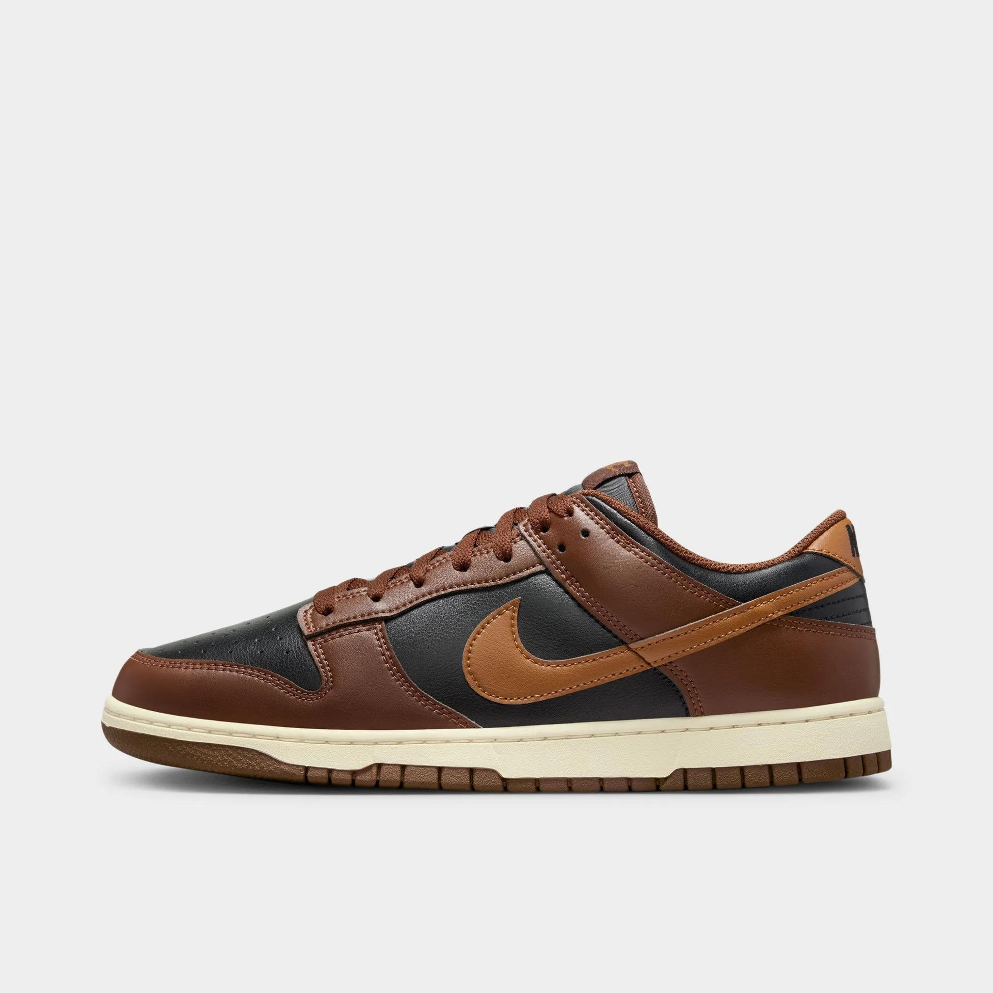 Lean Look Nike Dunk Low Black / British Tan - Cacao Wow