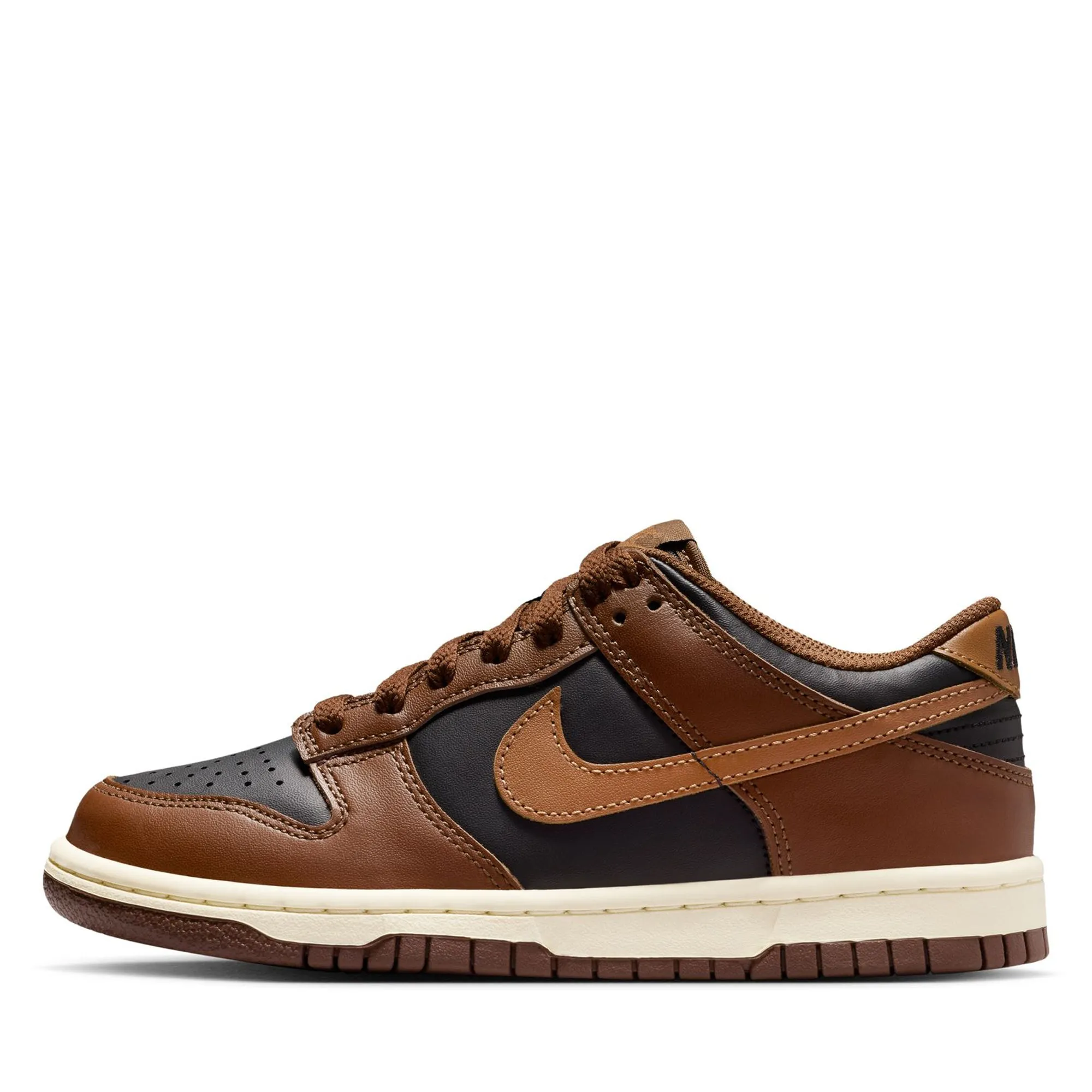 OrthoticFriendly Freedom Fit Nike Dunk Low (GS) - Black/British Tan