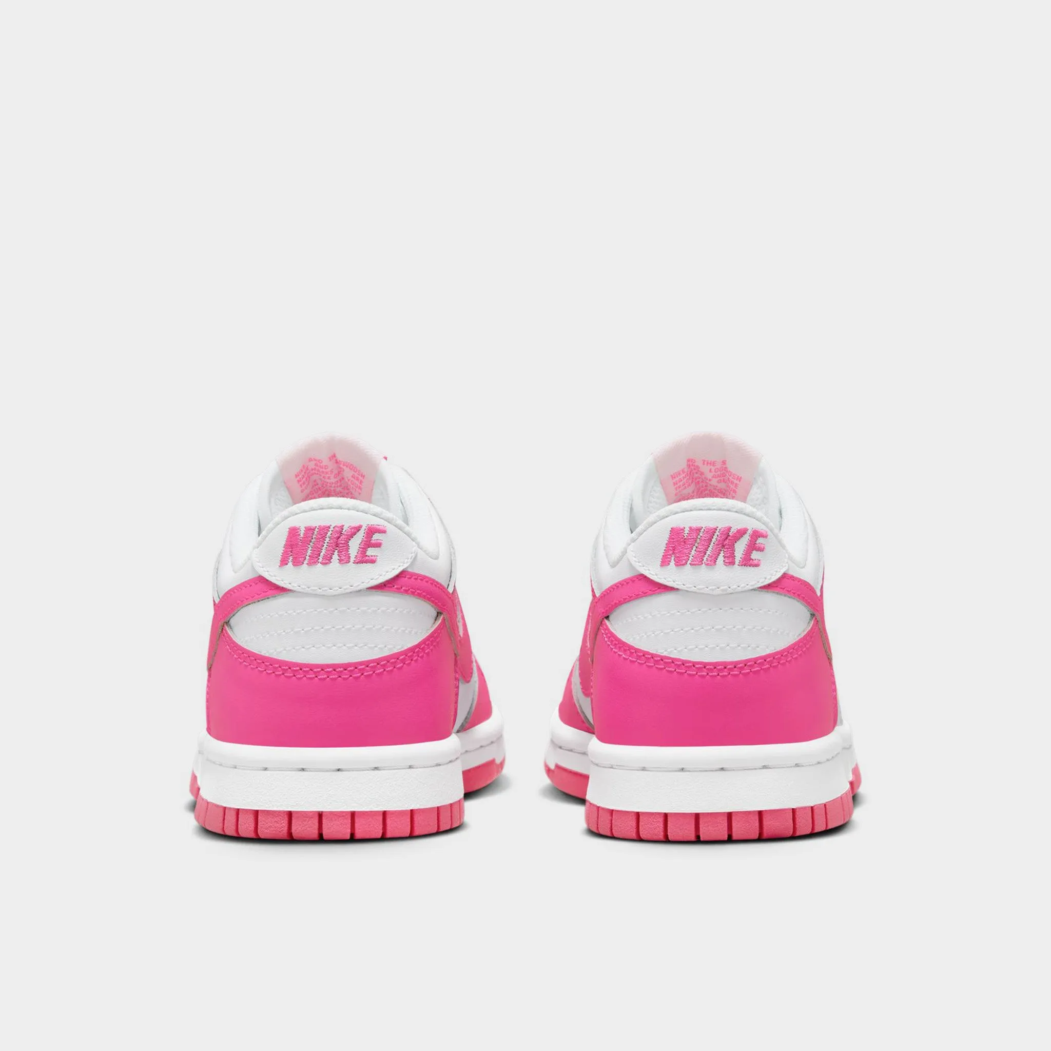 Modern Movement Anti Odor Nike Dunk Low GS White / Laser Fuchsia