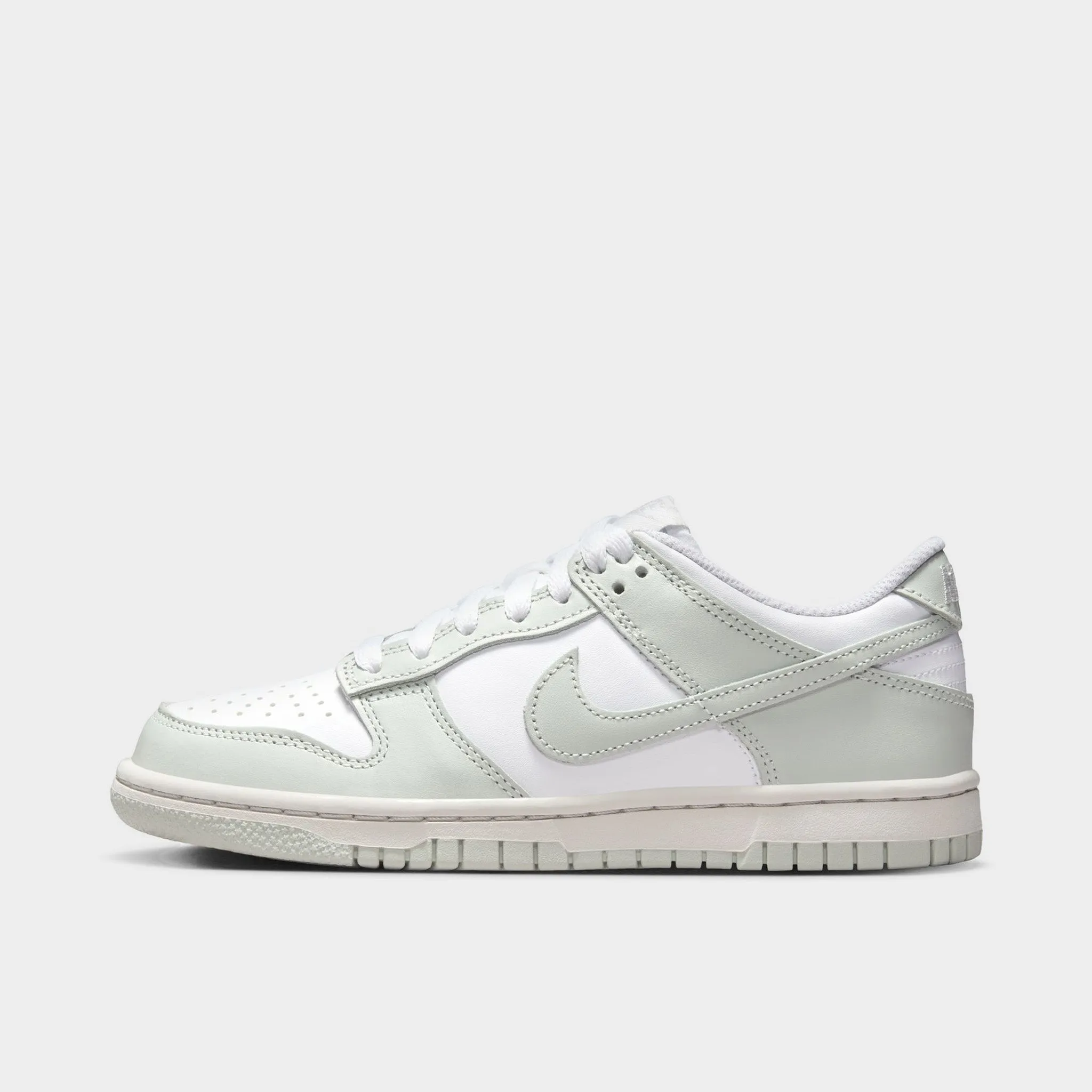 Nike Dunk Low GS White / Light Silver - Photon Dust Dry Fast Power Flow