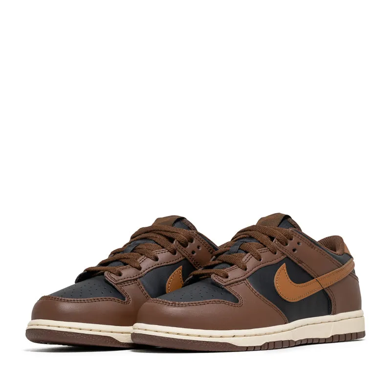 Strappy Nike Dunk Low (PS) - Black/British Tan