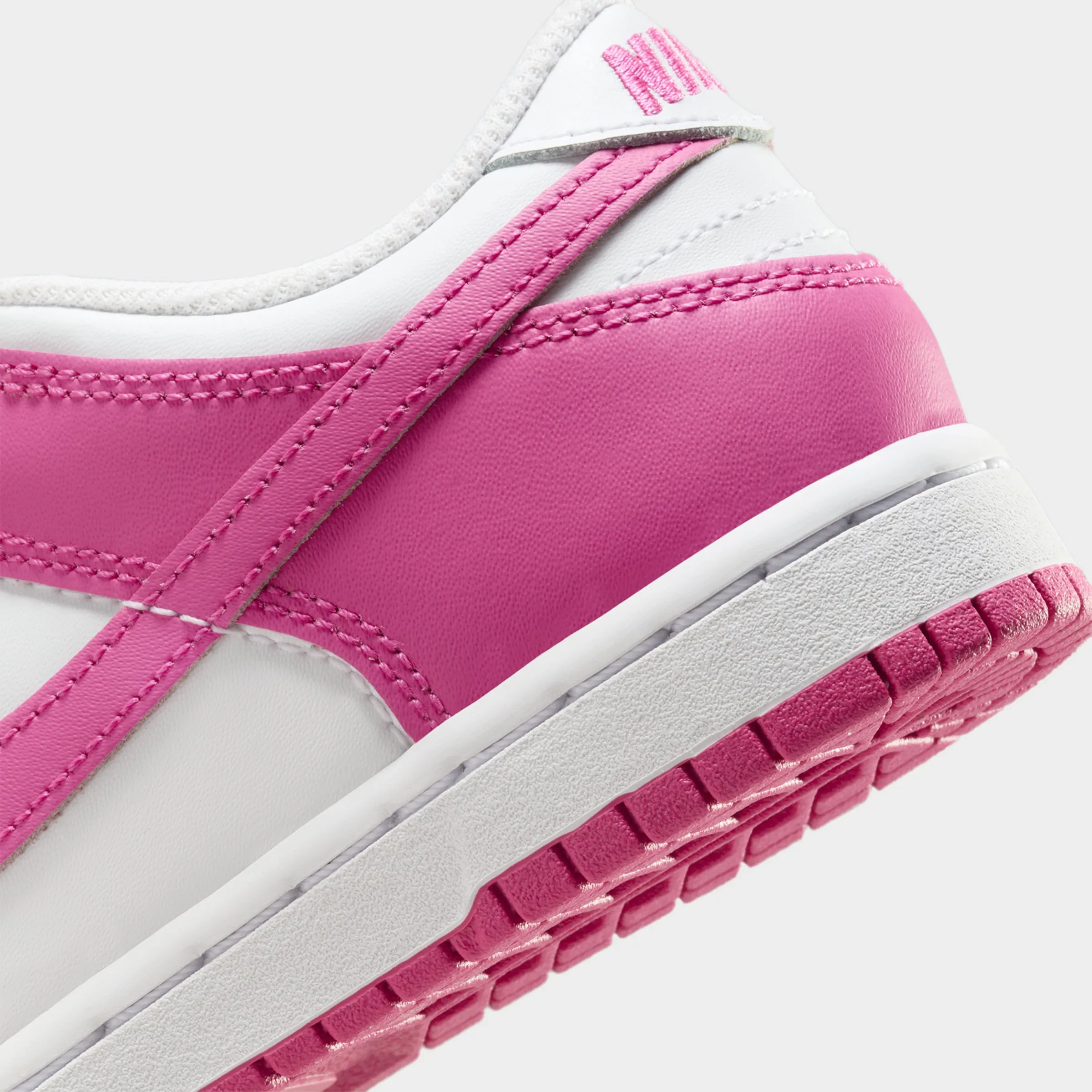 Nike Dunk Low PS White / Laser Fuschia Heat Mode