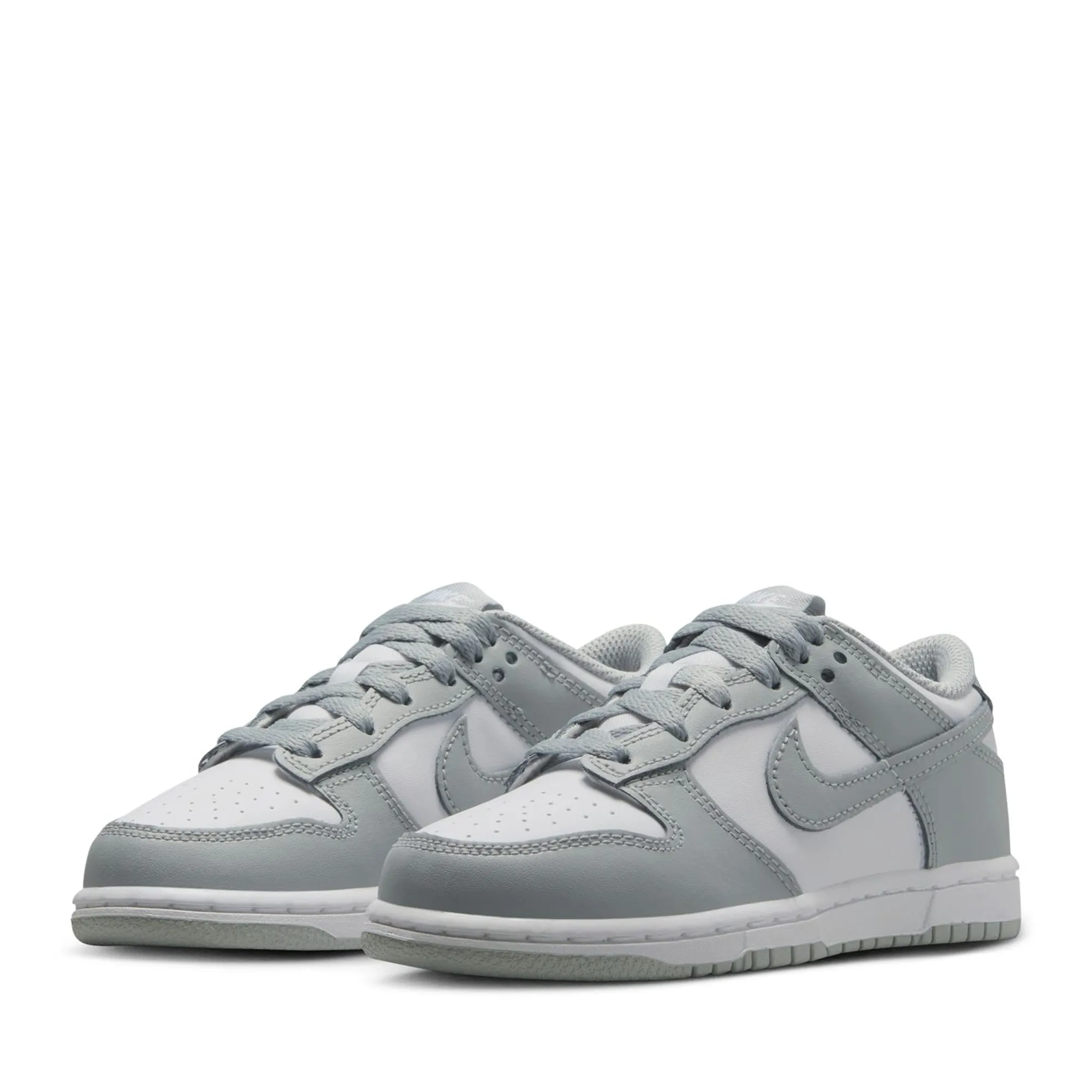 Dynamic Traction Outsoles Eco Comfort Nike Dunk Low (PS) - White/Light Smoke Grey
