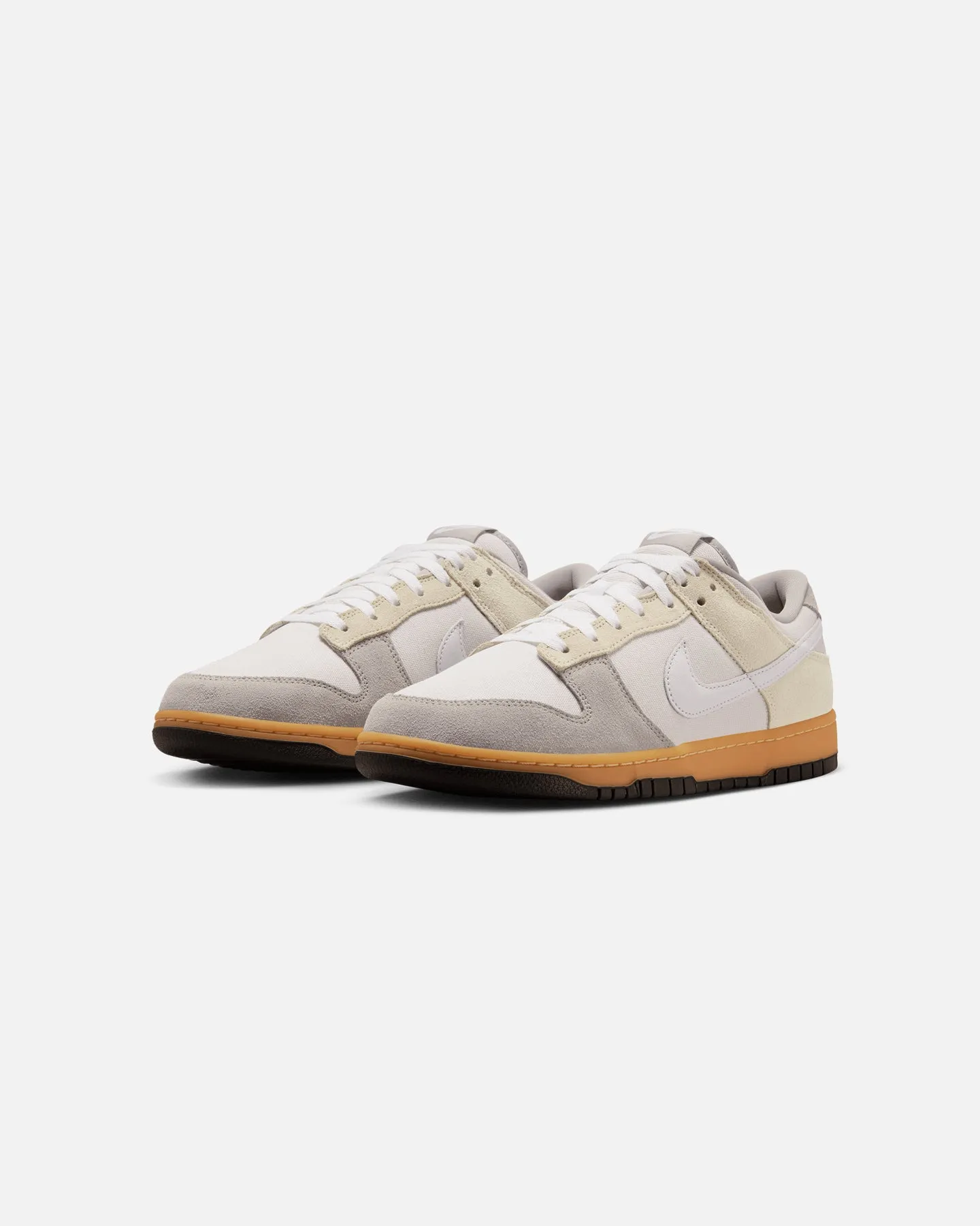 Mesh Upper Pair Quick Nike Dunk Low "Gray/Gum" Phantom