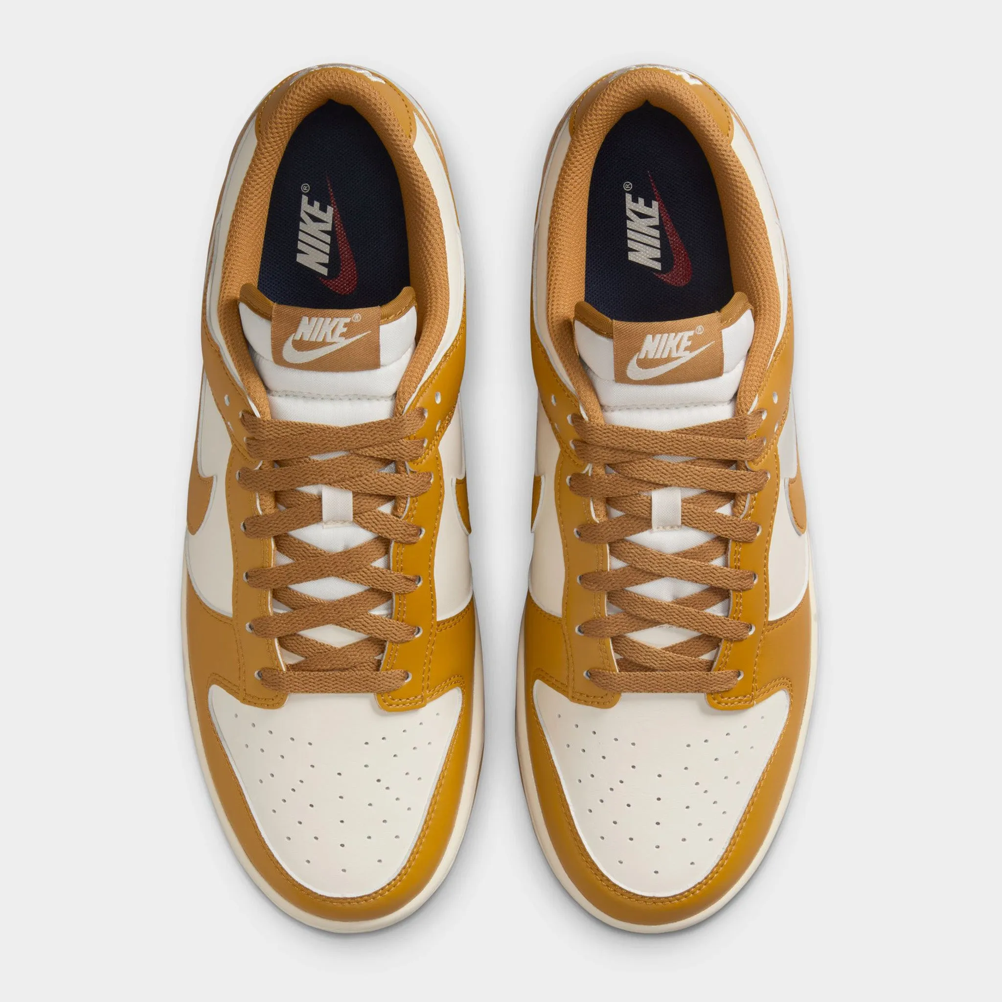 Loafer Style Minimal Stitch Nike Dunk Low Retro Pale Ivory / Wheat