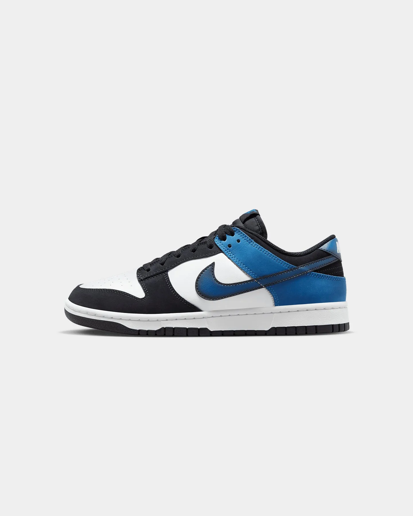 Nike Dunk Low Retro "Industrial Blue" Summit White/Indigo Lace Up Style Matte Edge