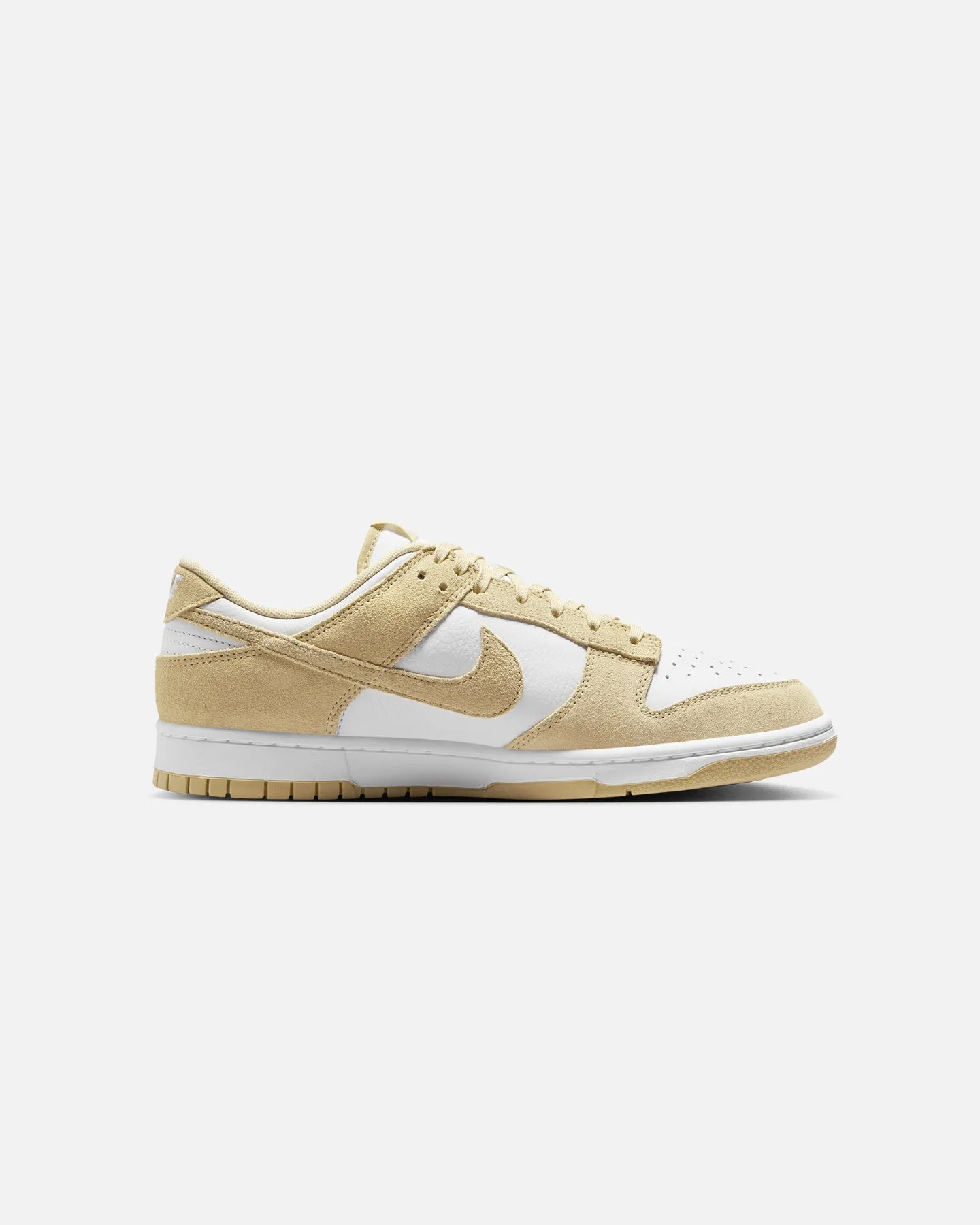 Peace Mood Couple Pair Nike Dunk Low Retro SE 'Team Gold Suede' White/Gold