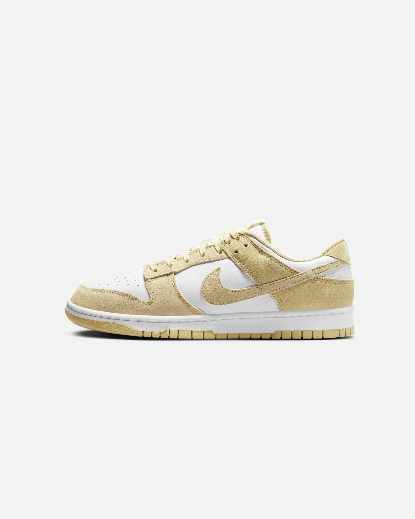 Nike Dunk Low Retro SE 'Team Gold Suede' White/Gold Jungle Path Elastic