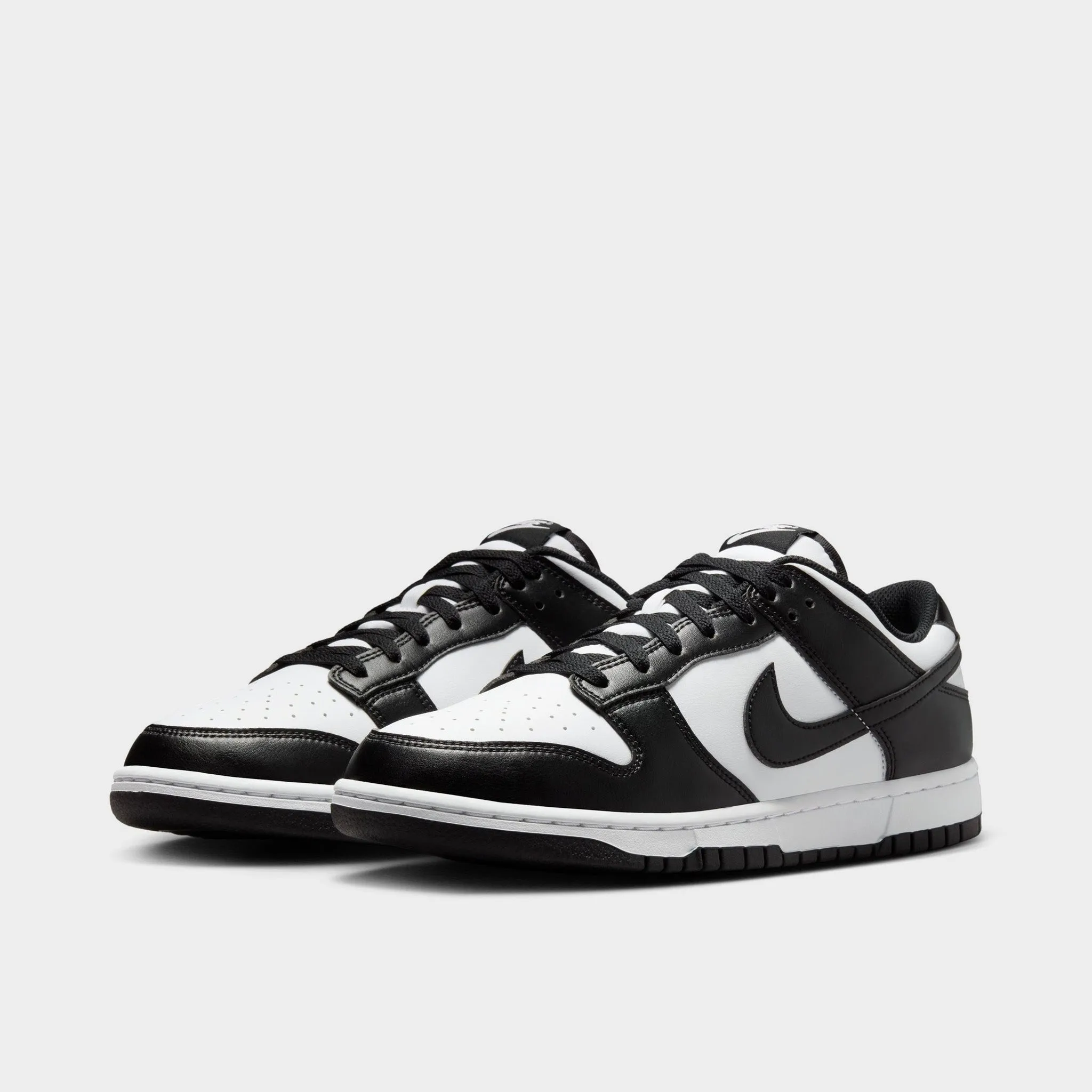 Clean Aesthetic Nike Dunk Low Retro White / Black - White