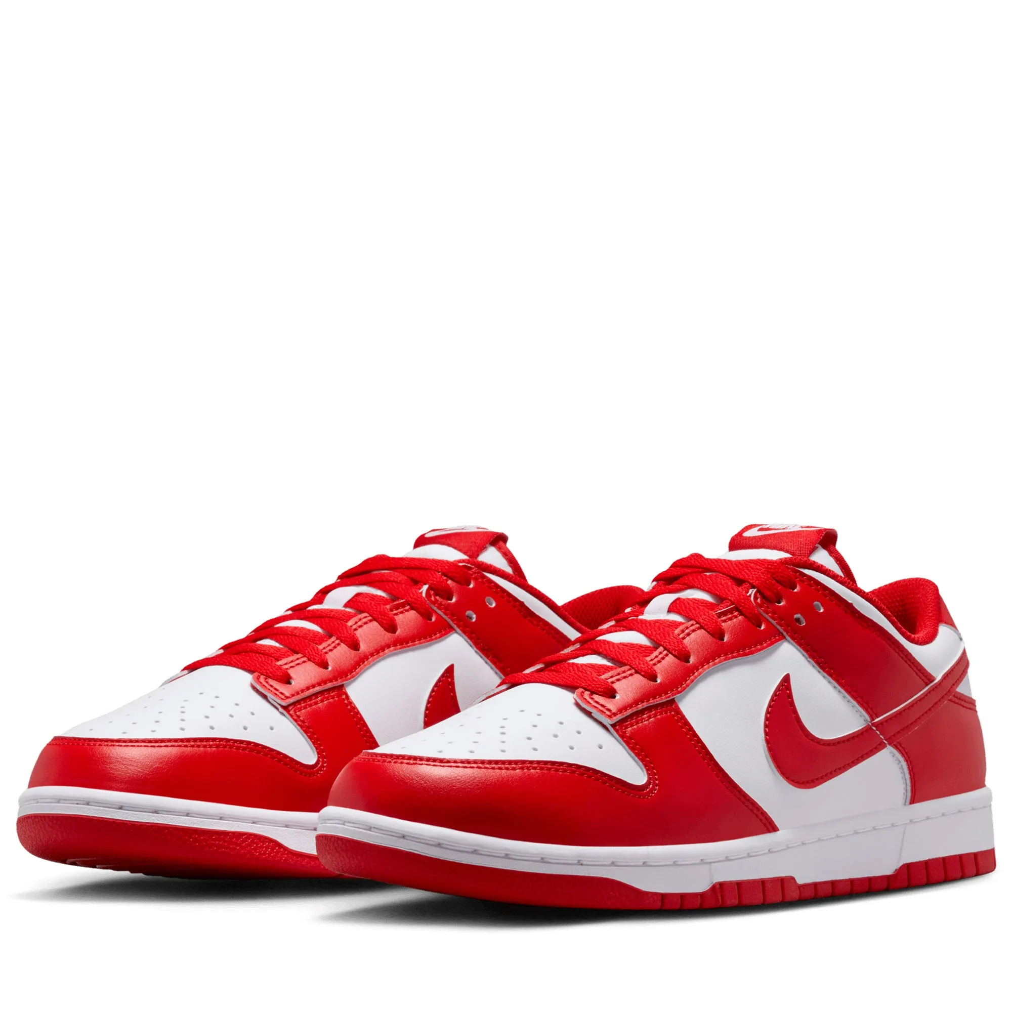 Nike Dunk Low Retro - White/University Red Pressure Dispersion Sole Comfort Insole