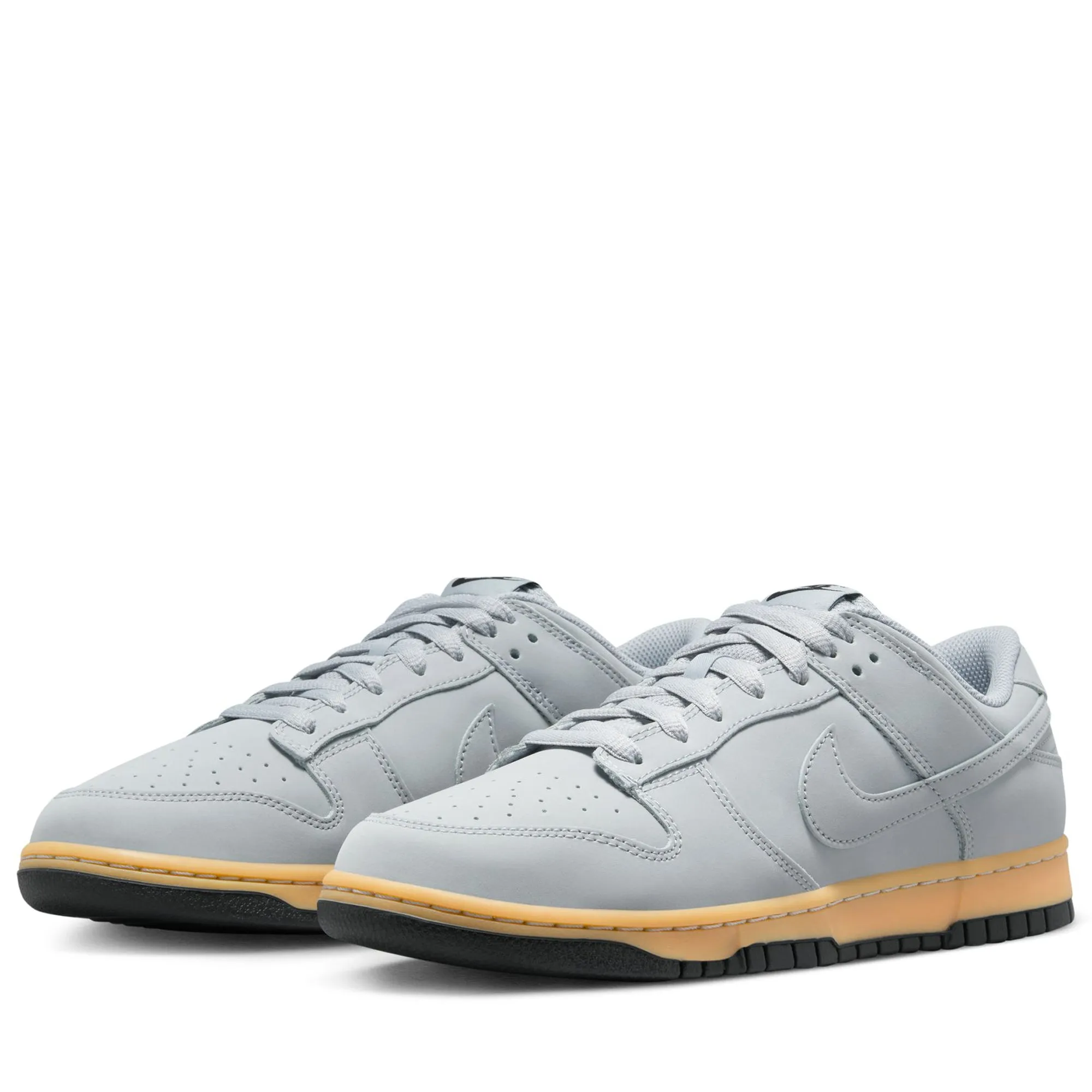 Nike Dunk Low Retro - Wolf Grey/Gum Yellow Core Runner Toe Cap