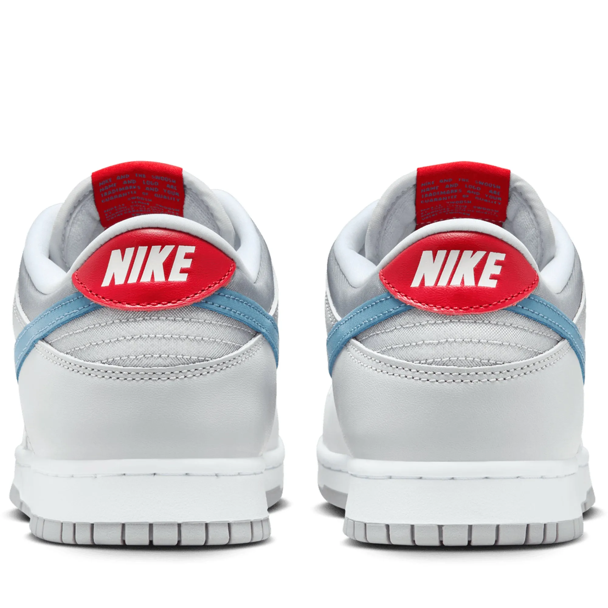 Nike Dunk Low 'Silver Surfer' - Metallic Silver/Aegean Storm Stitch Down Technique LeatherUpper