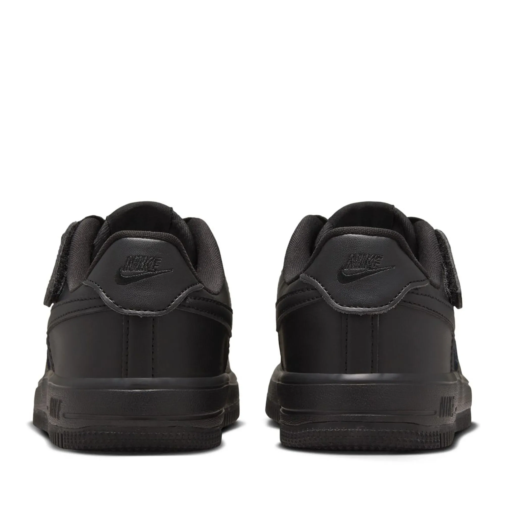 Zero Break In Comfort Smooth Siding Nike Force 1 Low EasyOn (PS) - Black/Black