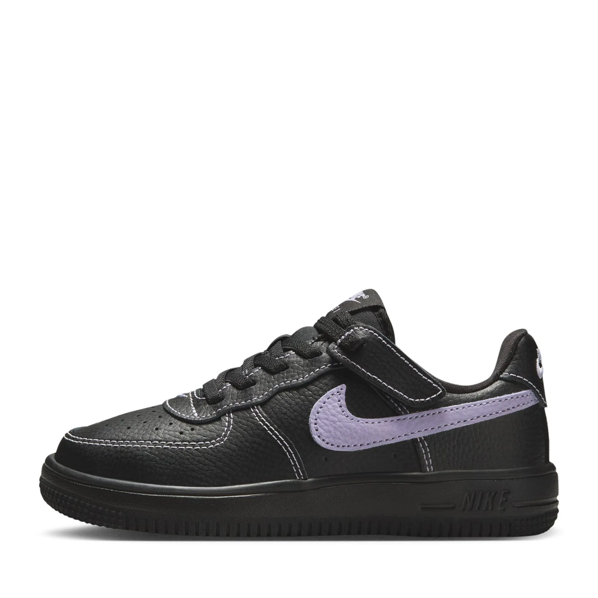 Nike Force 1 Low LV8 EasyOn (PS) - Black/Hydrangeas Sports use