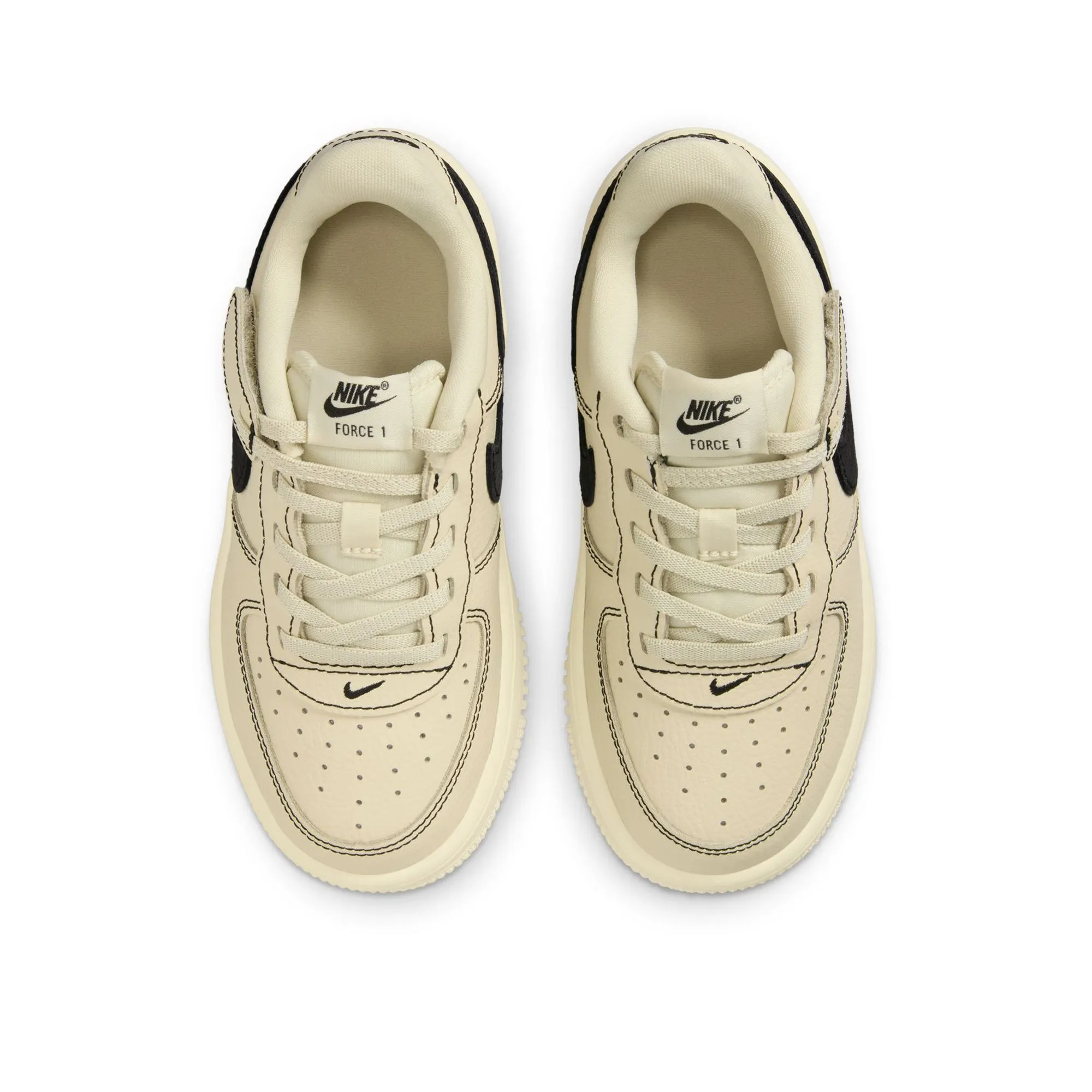 Nike Force 1 Low LV8 EasyOn (PS) - Light Khaki/Black Quick Drying Fit Control