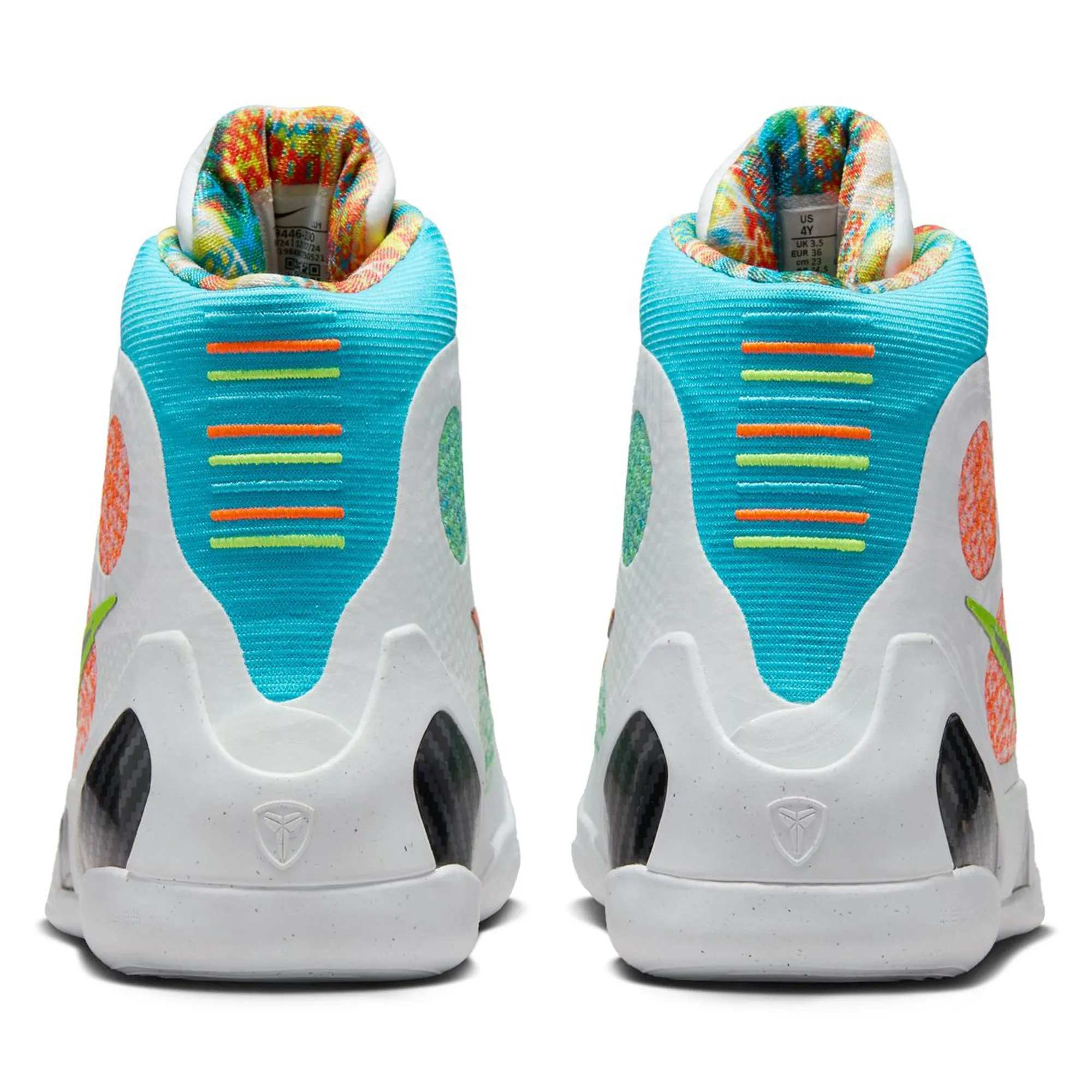 Nike Kobe IX 'What The' (GS) - White/Chlorine Blue All-purpose sole
