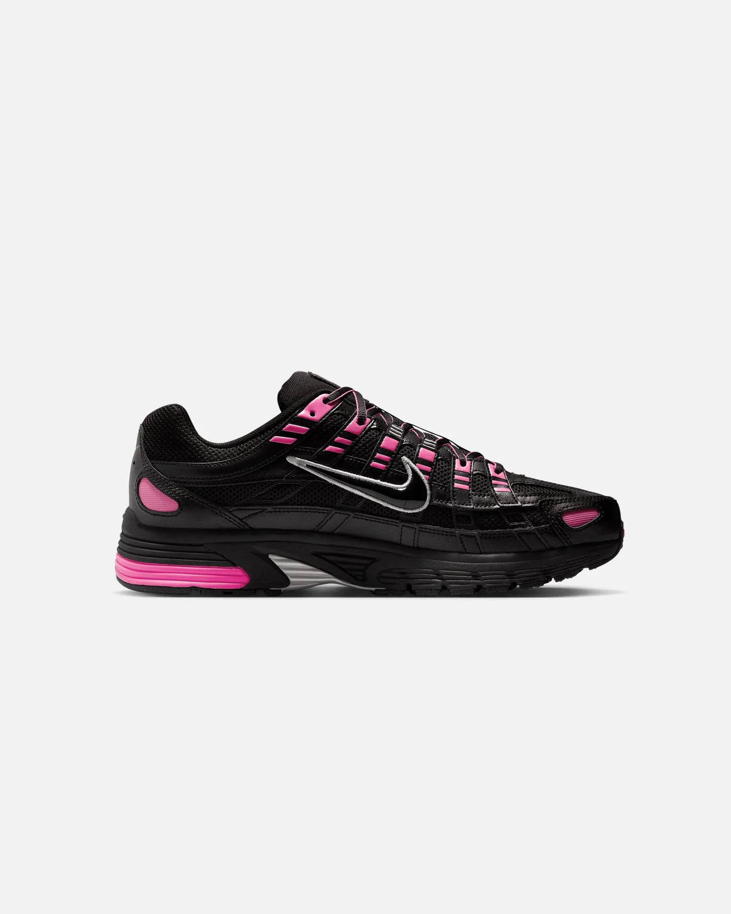 Breathable Upper Stretchable Nike P-6000 Pink Blast/Black
