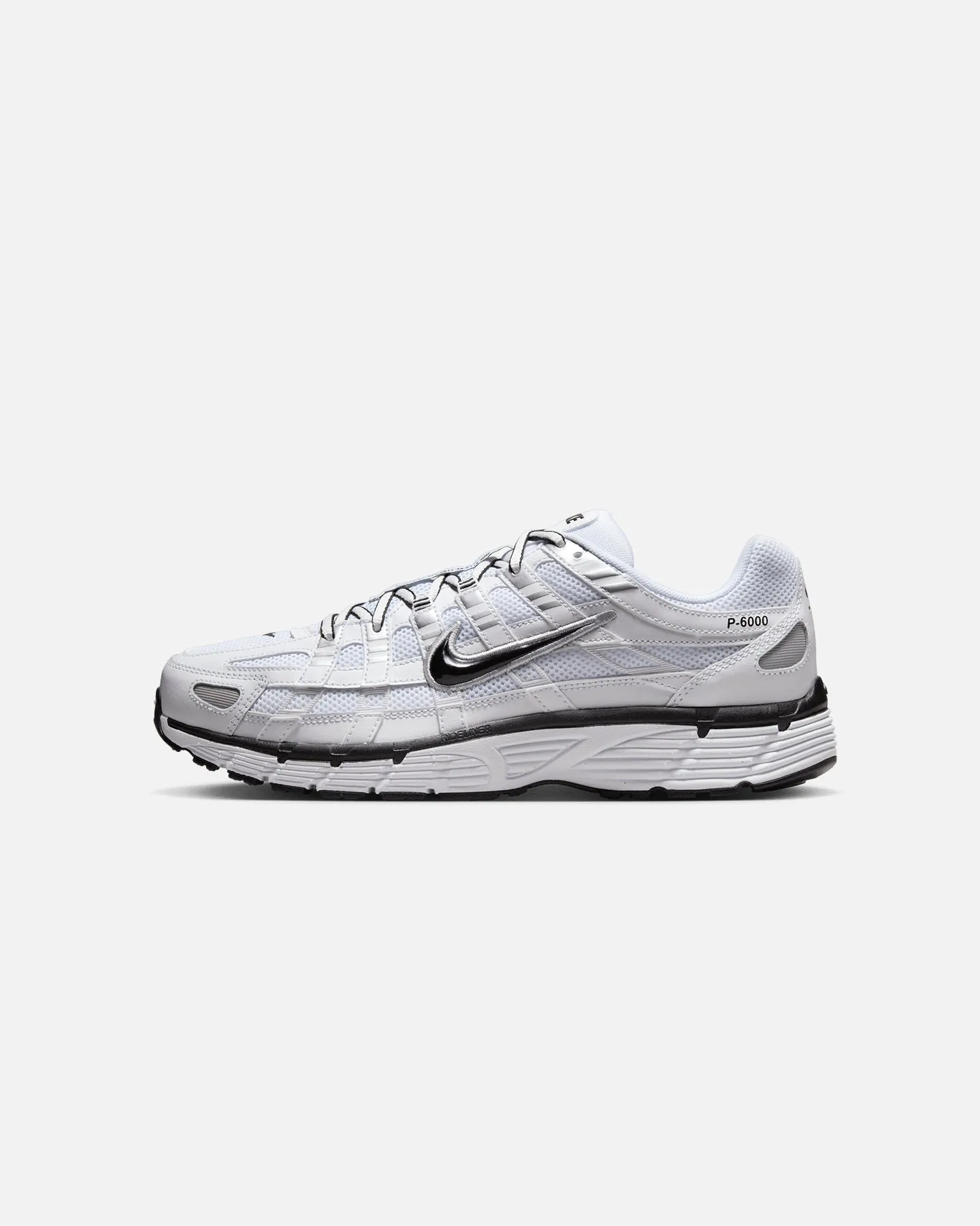 Nike P-6000 White/Black Light Run Game Ready
