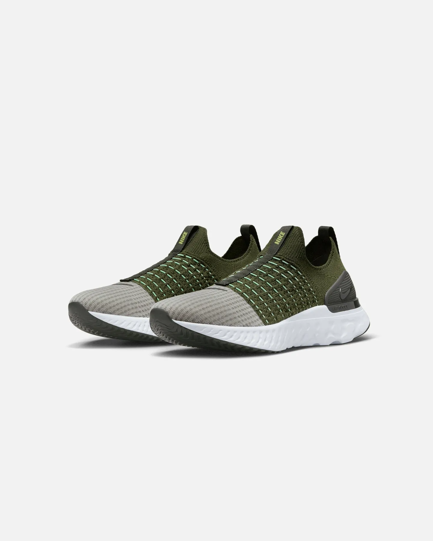 Skin Fresh Move Bold Nike React Phantom Run FlyKnit 2 Rough Green/Yellow