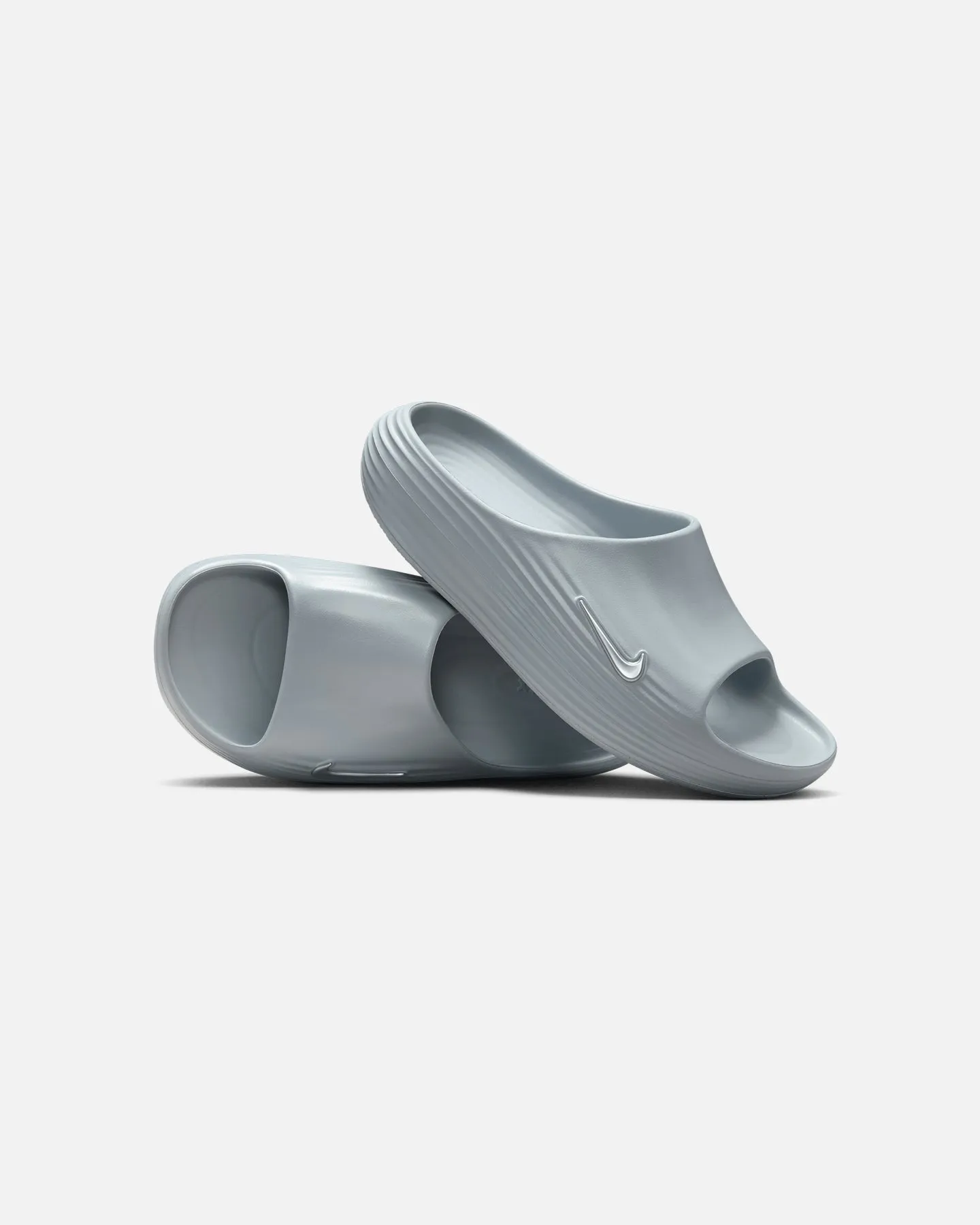 Shine Tone Rich Glow Nike ReactX Rejuven8 Slides Grey/Grey