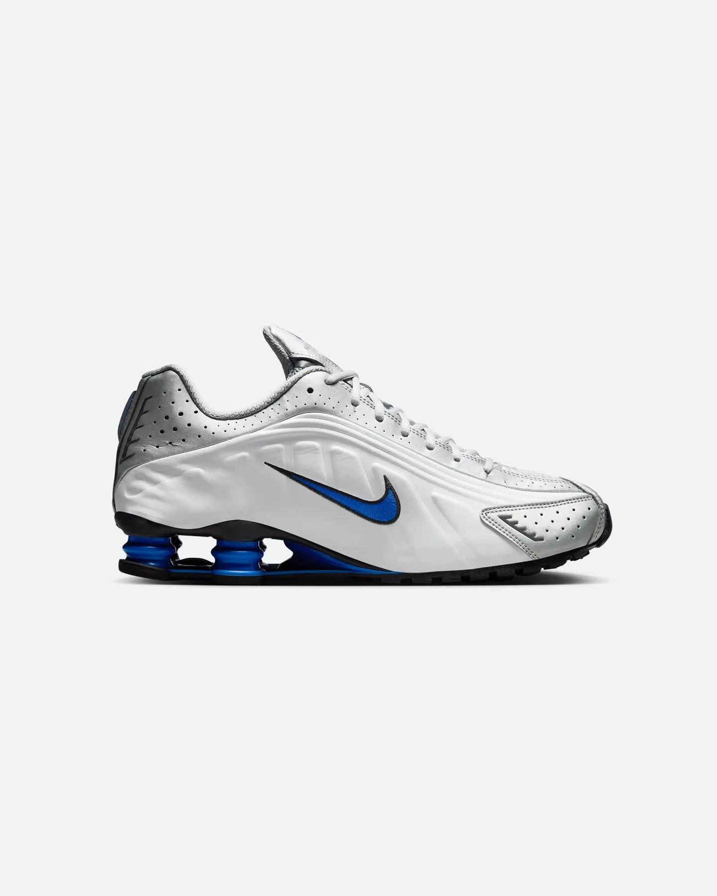 Nike Shox R4 White/Metallic Garden Walk Island Step