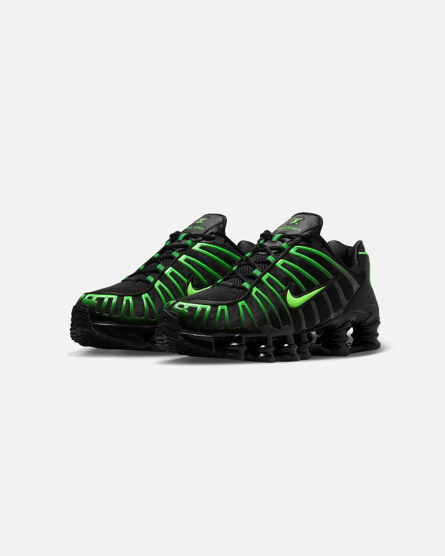 Field Walk Bright Gold Nike Shox TL Black/Green
