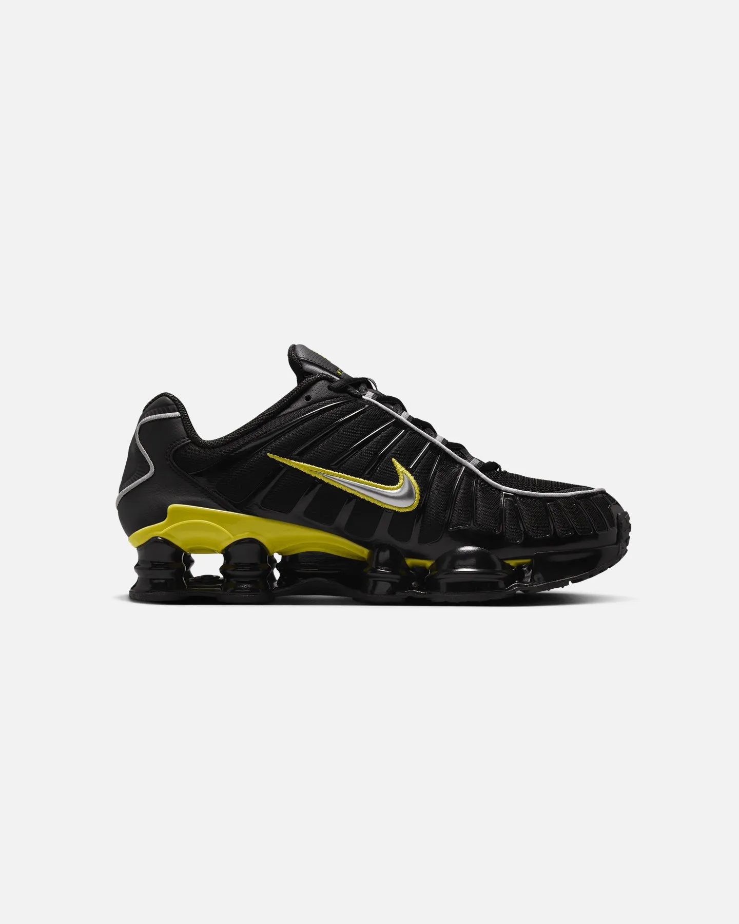 Stretchable Silver Shine Nike Shox TL Black/Silver