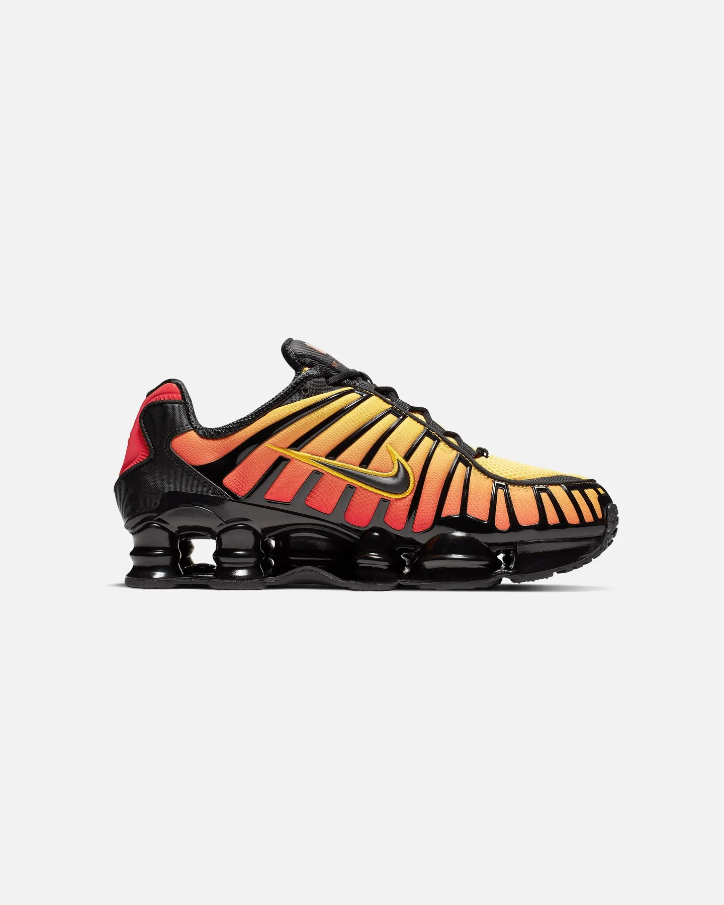 Nike Shox TL "Sunrise" Black/Black Amarrillo Dad Style Reinforced