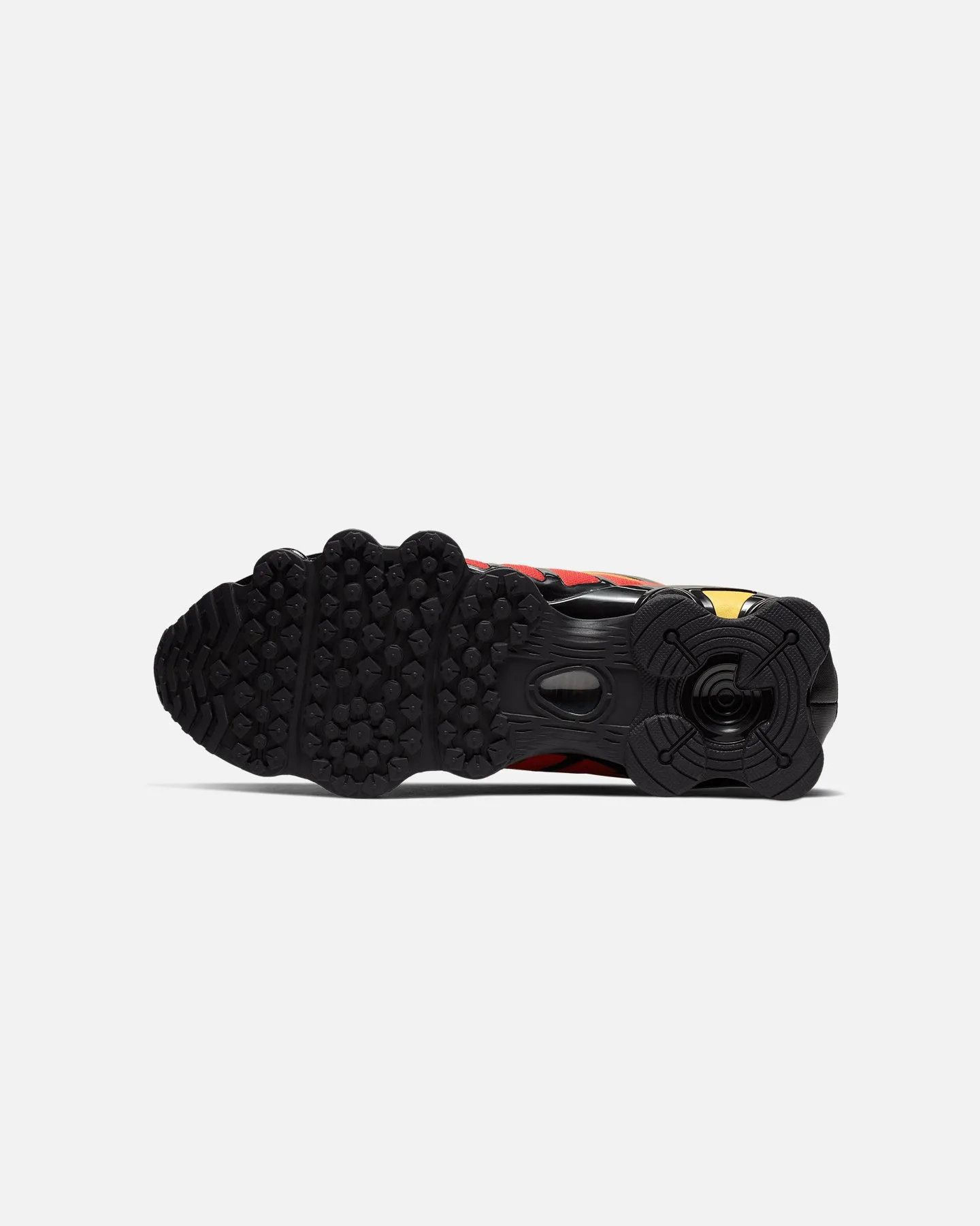 Eva Midsole Nike Shox TL "Sunrise" Black/Black Amarrillo