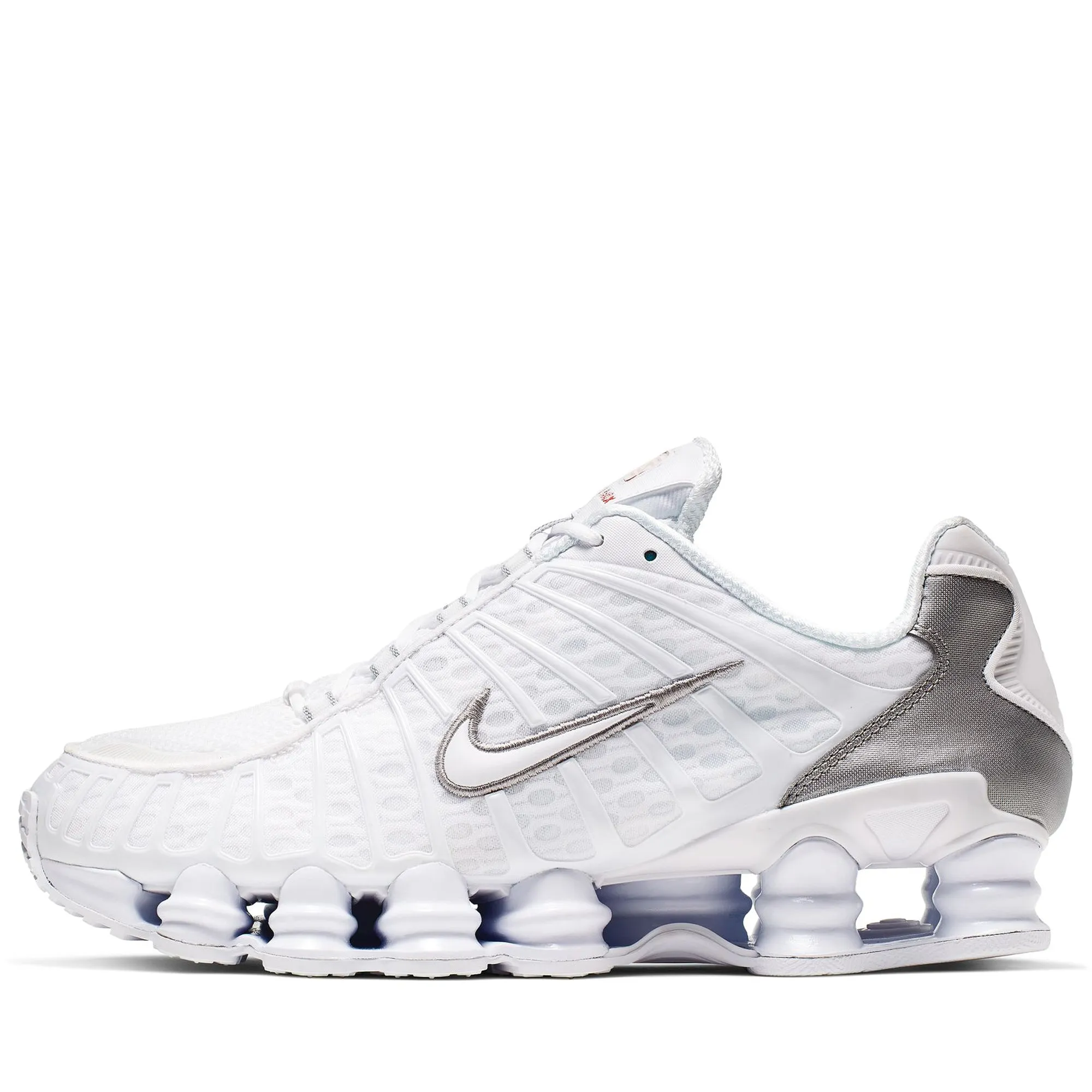 Nike Shox TL - White/Metallic Silver Zero Drop Platforms