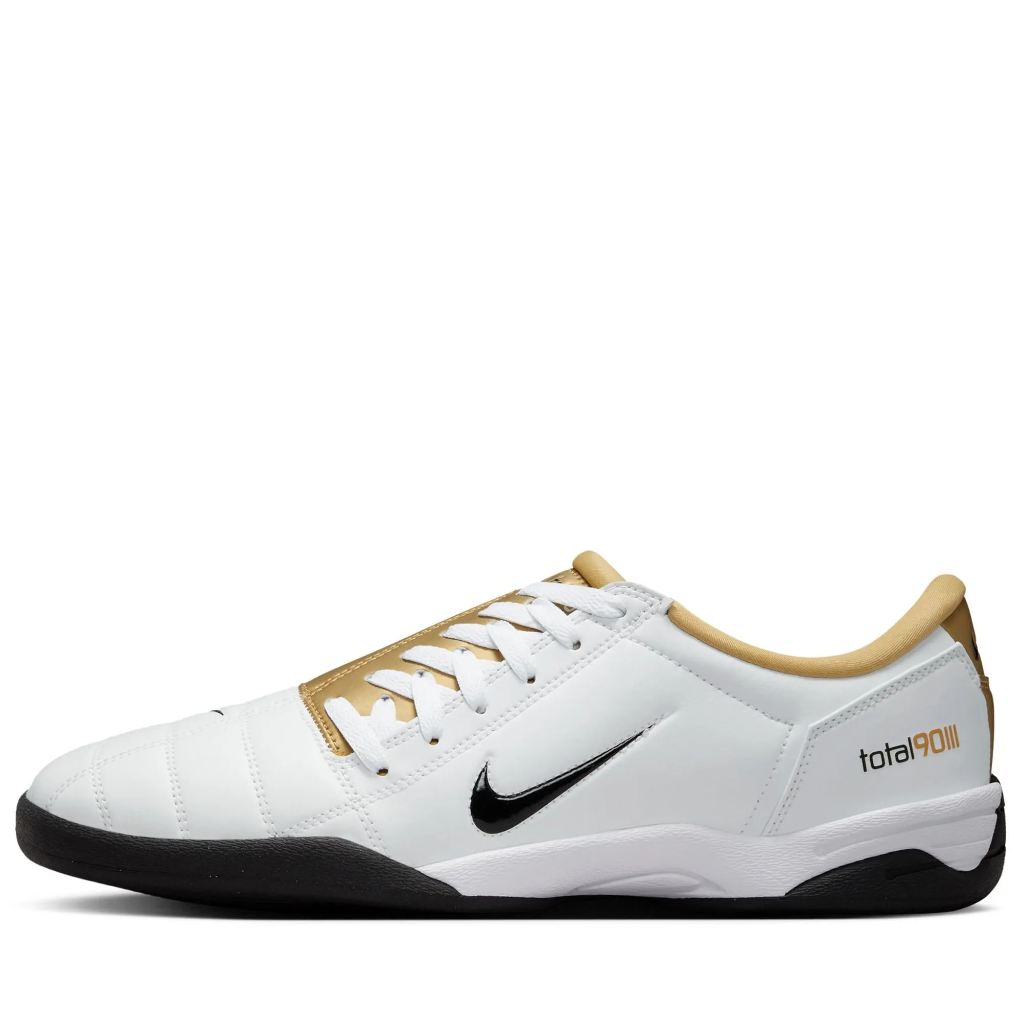 Flexible Construction Adaptive Lacing Mechanism Nike T90 SP - White/Metallic Gold