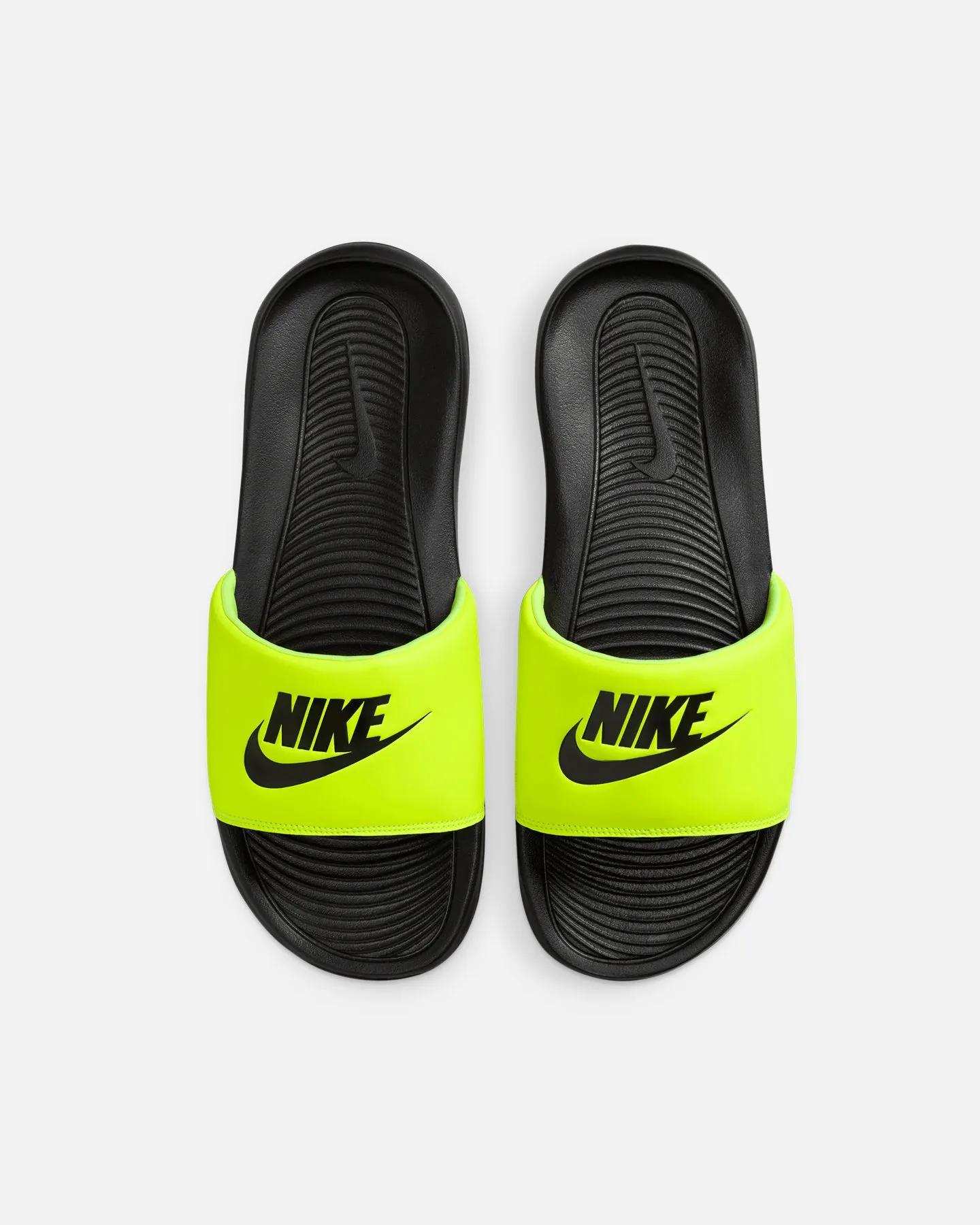 Cosmic Glow Performance Nike Victori One Slide Black/Volt
