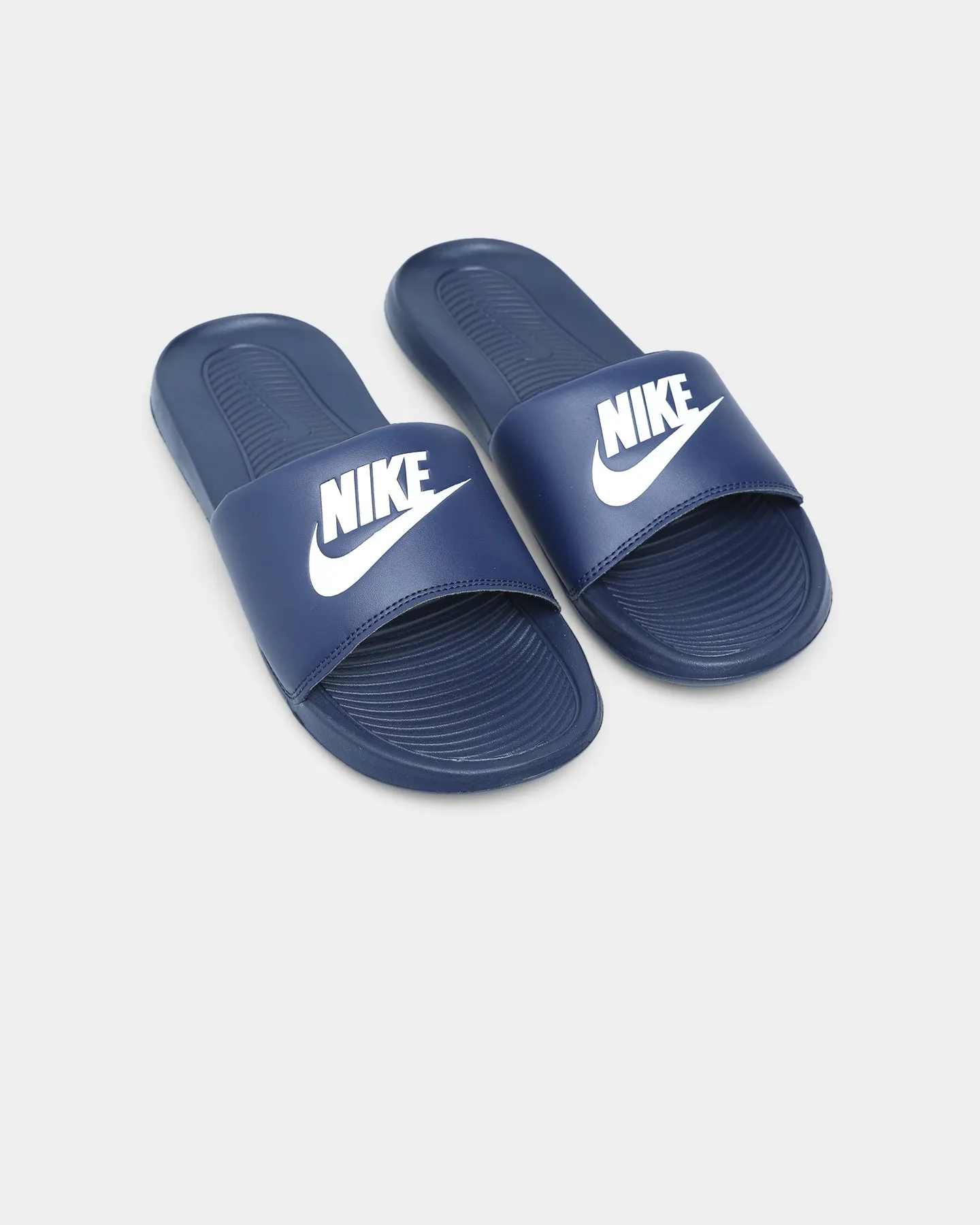 Nike Victori One Slide Midnight Navy/White Silk Feel Black Edge
