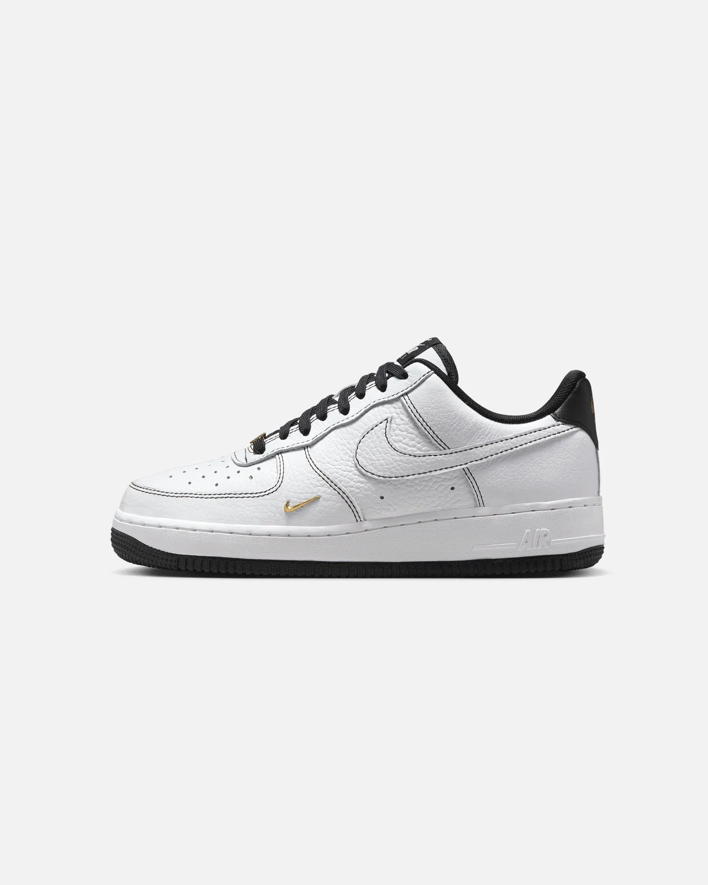 Nike Women's Air Force 1 '07 "Mini Jewel" White/Black Modern Look beach lovers