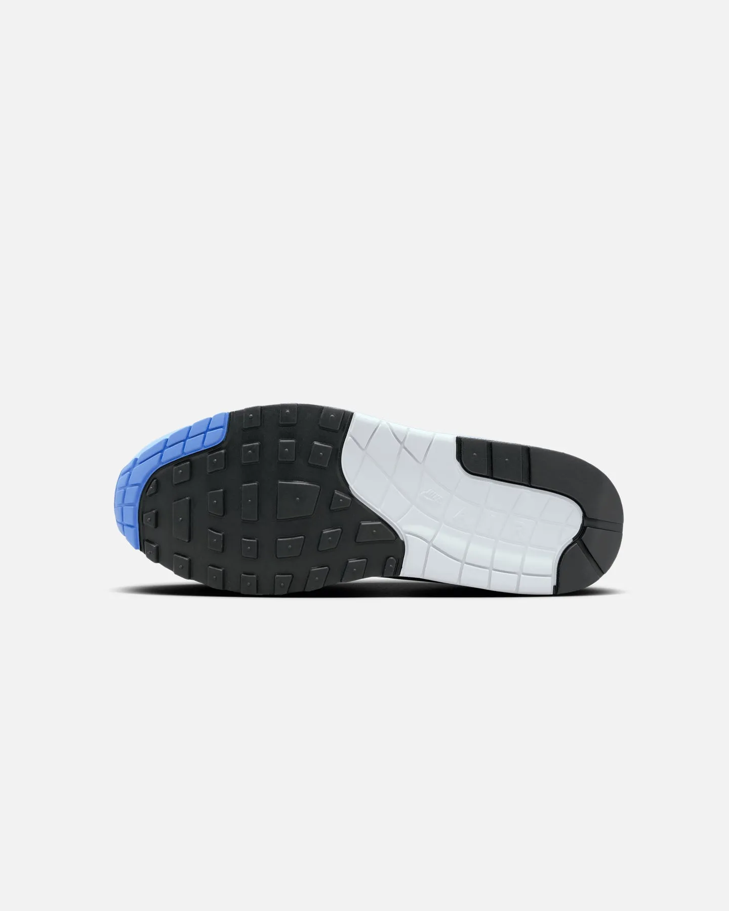 Nike Women's Air Max 1 White/Royal Pulse-Phantom Black Layered cushioning