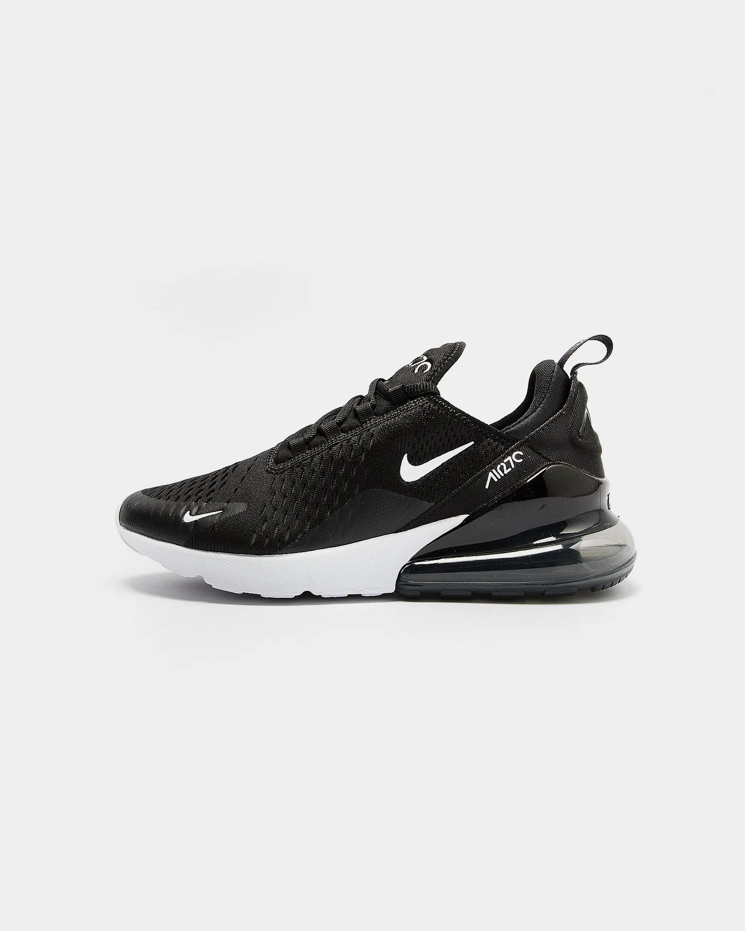 Nike Women's Air Max 270 Black/White Slim performance Zip Closure