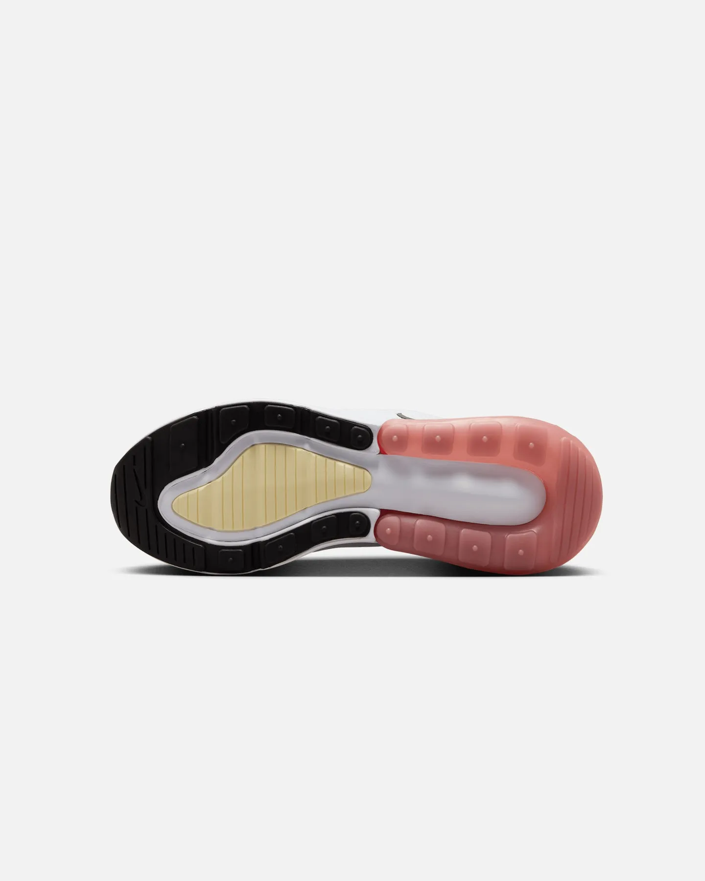 Nike Women's Air Max 270 White/Black- Pale Ivory Layered silhouette Reliable Performance